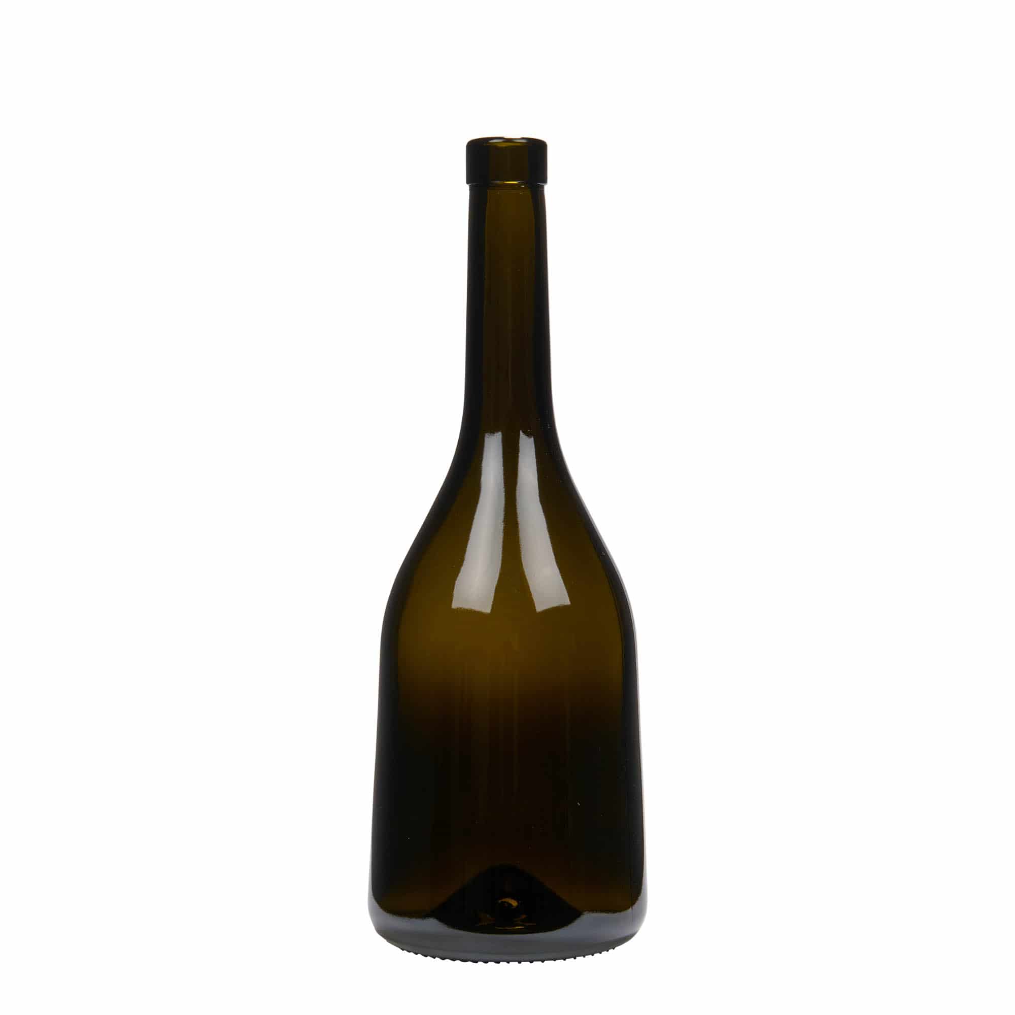 750 ml cam şişe 'Rustica', antik yeşil, ağzı: mantar 750 ml cam şişe 'Rustica', antik yeşil, ağzı: mantar