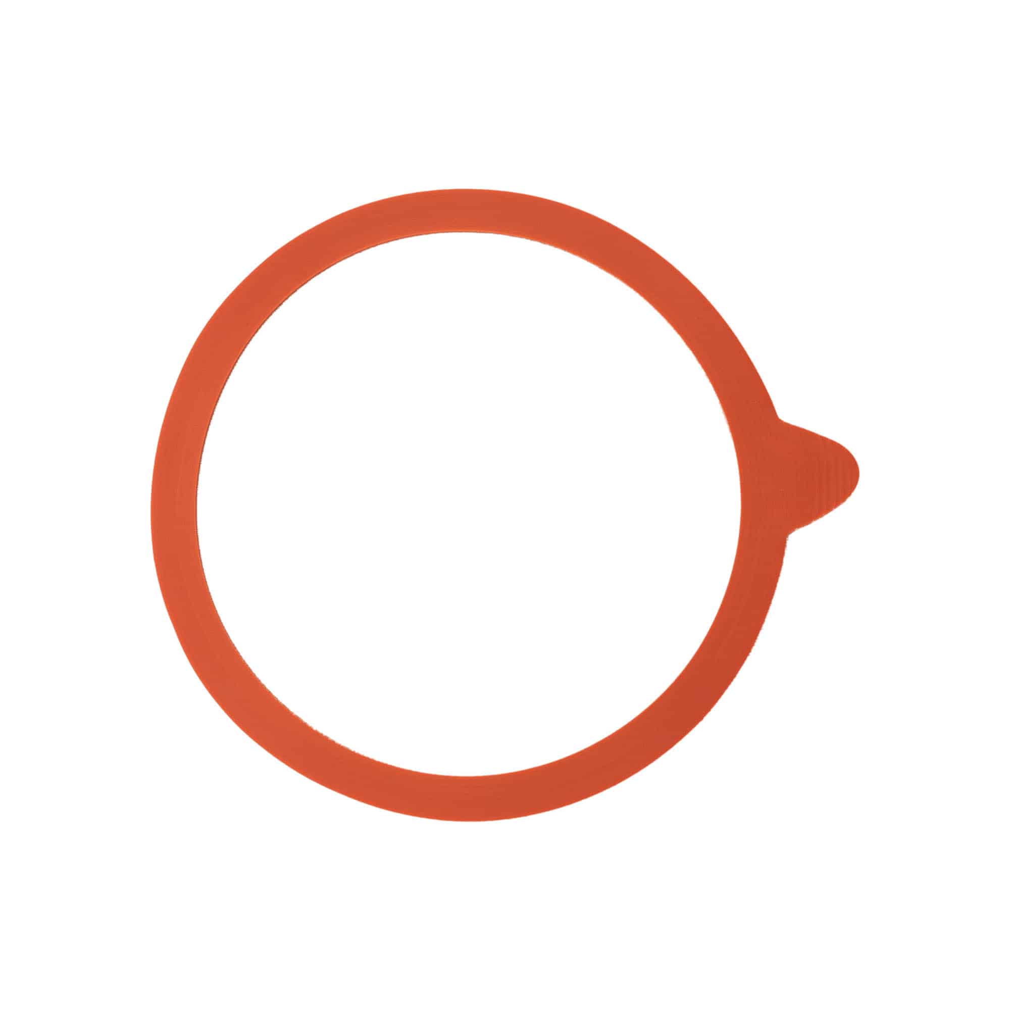 WECK Konserve Halkası RR100 #, kırmızı, Ağız: Yuvarlak Kenar