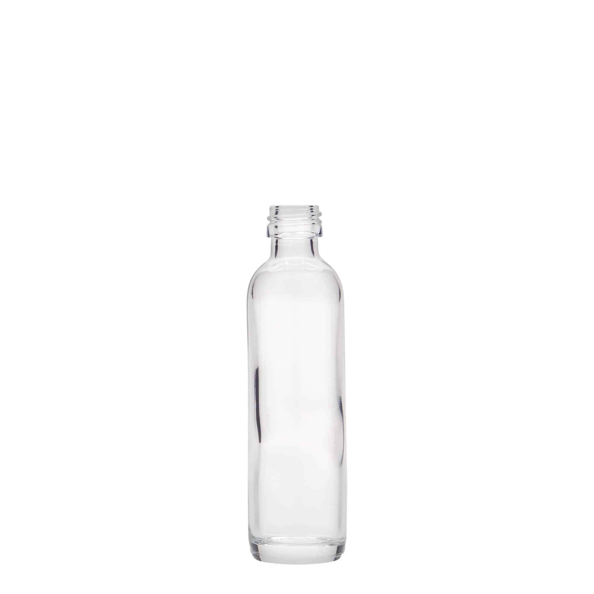 40 ml şişe, cam, ağız: PP 18 40 ml şişe, cam, ağız: PP 18