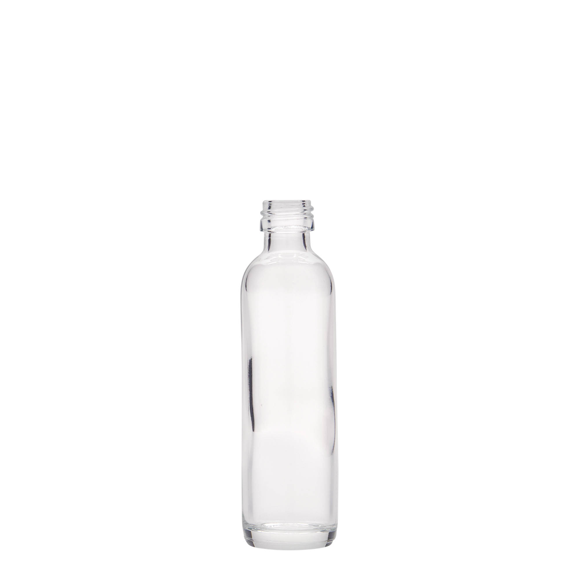 40 ml şişe, cam, ağız: PP 18