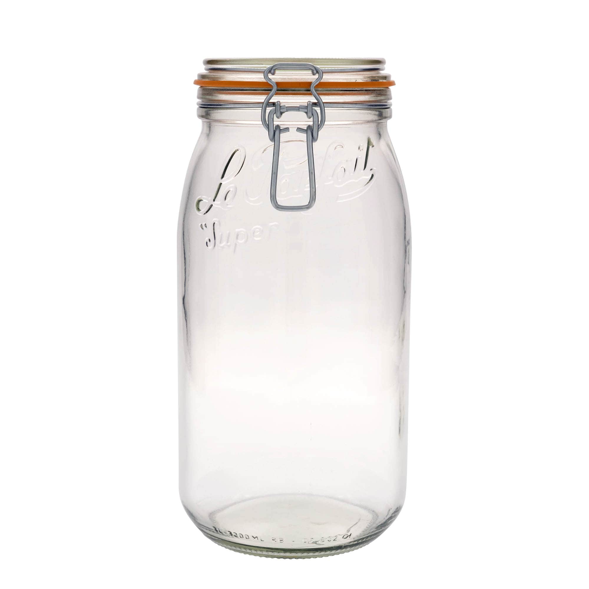 3.000 ml Tel kapaklı kavanoz 'Le Parfait Super Bocal', Ağız: Tel kapaklı kapak 3.000 ml Tel kapaklı kavanoz 'Le Parfait Super Bocal', Ağız: Tel kapaklı kapak