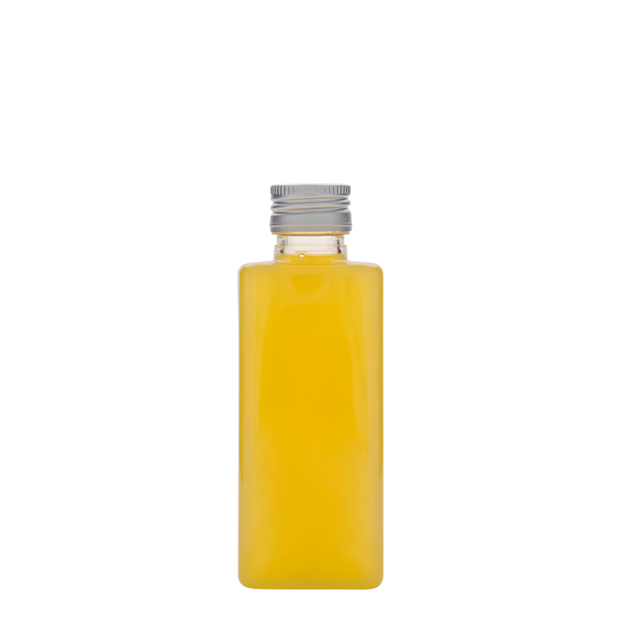 250 ml PET Şişe 'Karl', kare, plastik, ağız: PP 28