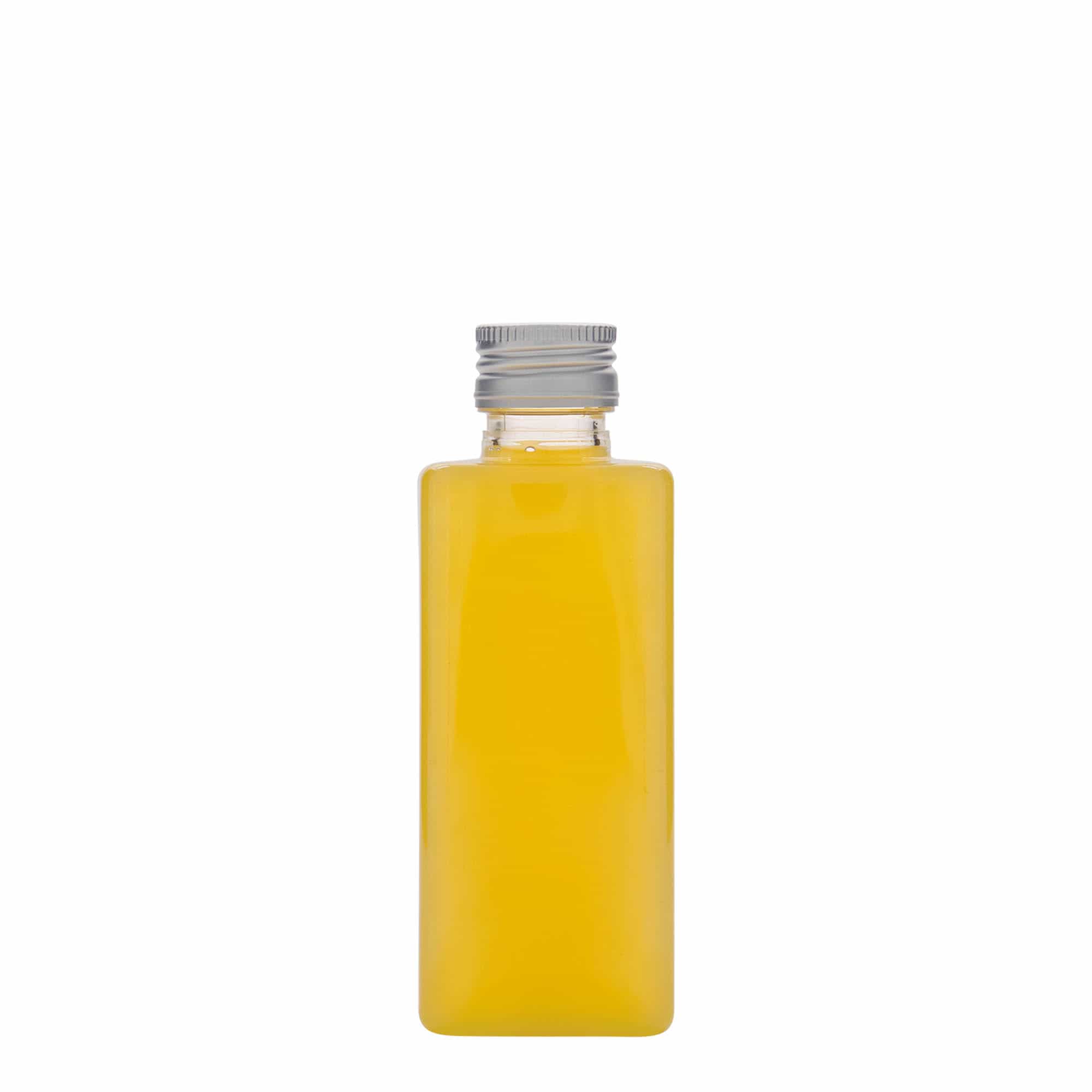 250 ml PET Şişe 'Karl', kare, plastik, ağız: PP 28