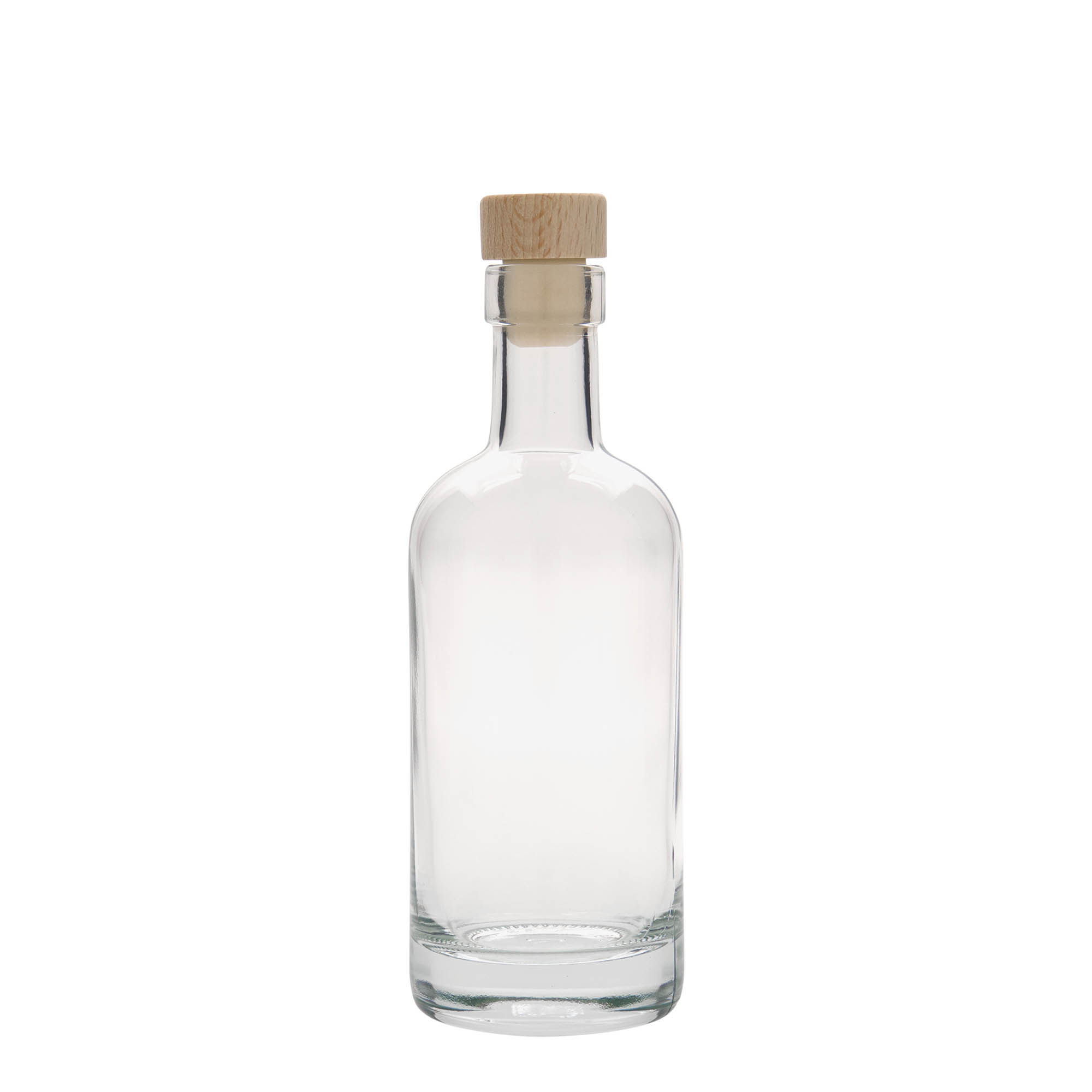 250 ml Cam şişe 'Linea Uno', Ağız: Mantar