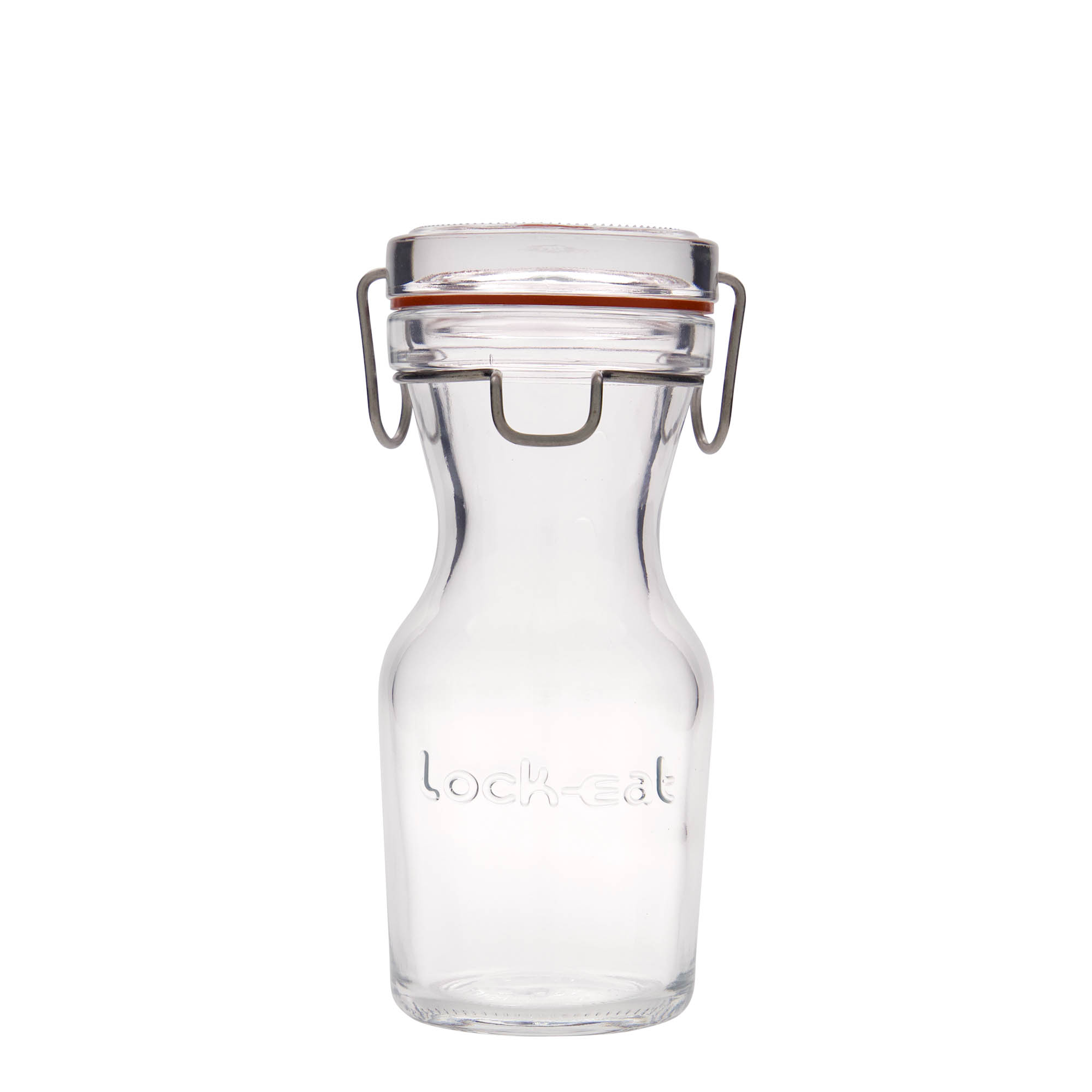 250 ml Cam Sürahi 'Lock-Eat', Ağız: Tel Mandallı Kapak 250 ml Cam Sürahi 'Lock-Eat', Ağız: Tel Mandallı Kapak