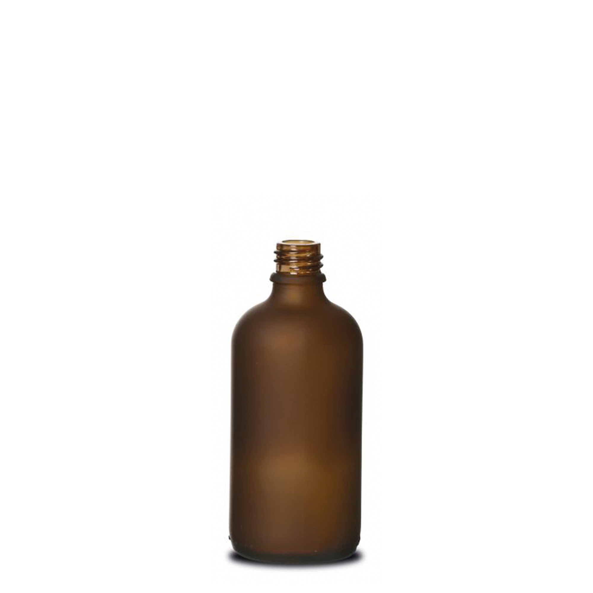 100 ml tıbbi şişe, cam, kahverengi buzlu, ağız: DIN 18 100 ml tıbbi şişe, cam, kahverengi buzlu, ağız: DIN 18