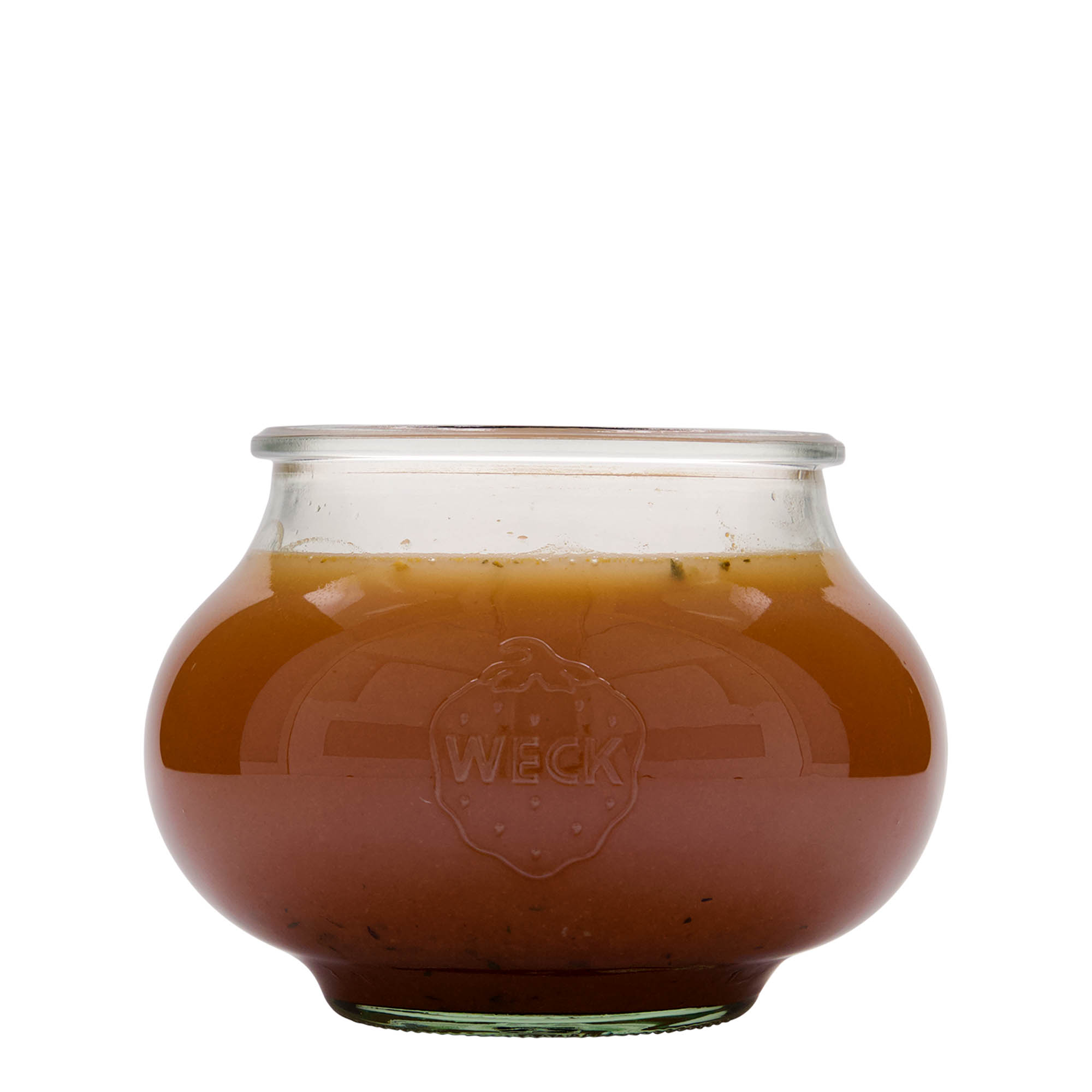 1.062 ml WECK-Süslemeli Cam Kavanoz, Ağız: Yuvarlak Kenar