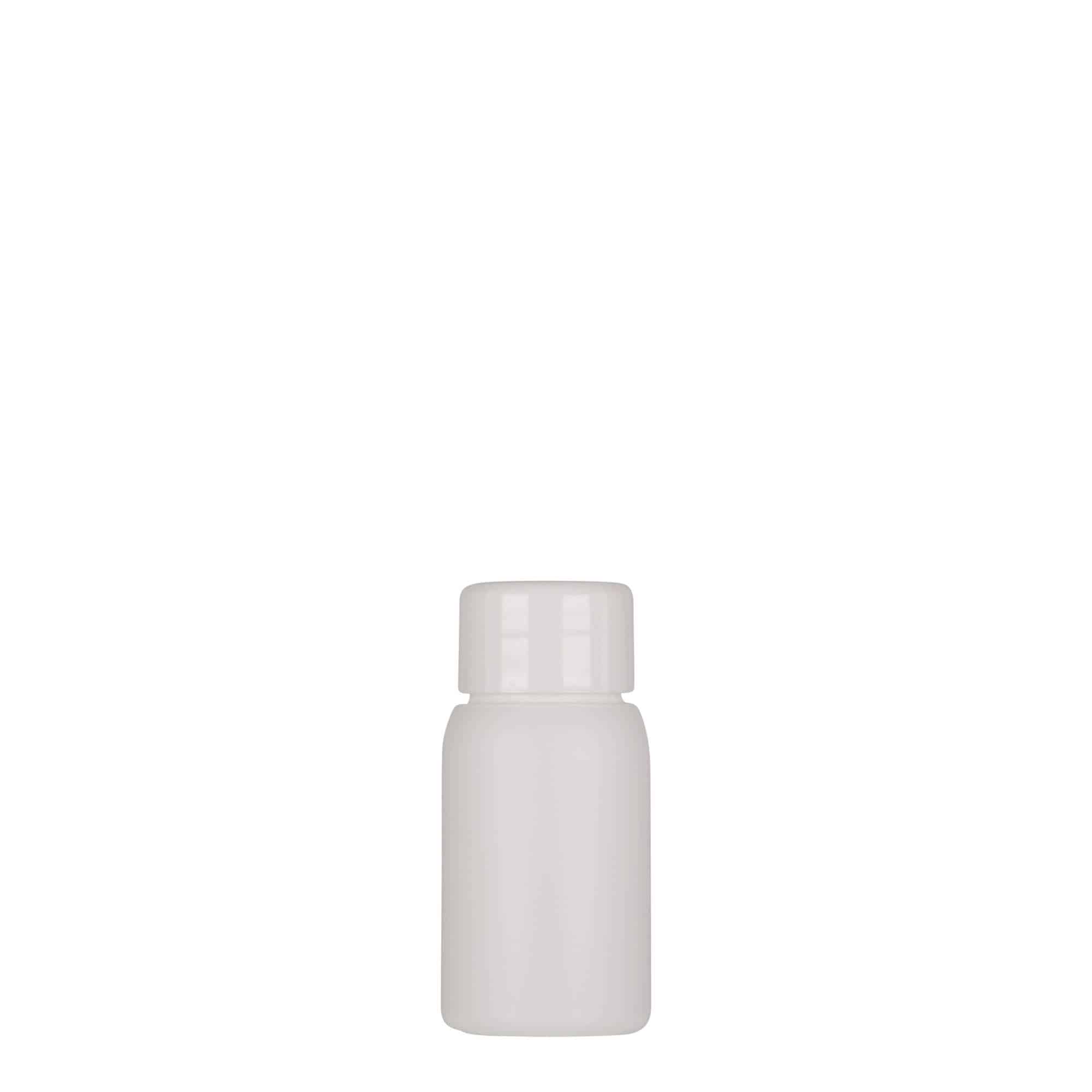 30 ml plastik şişe 'Tuffy', HDPE, beyaz, ağız: 24/410