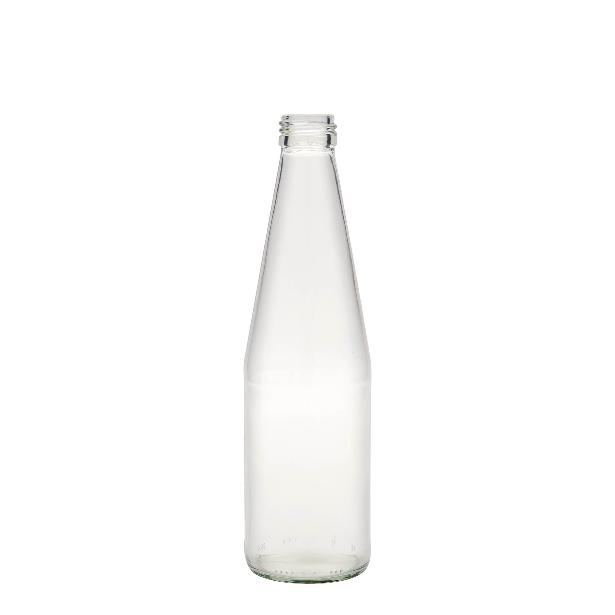 330 ml Evrensel Şişe Havuç Şekli, Cam, Ağız: PP 28 330 ml Evrensel Şişe Havuç Şekli, Cam, Ağız: PP 28