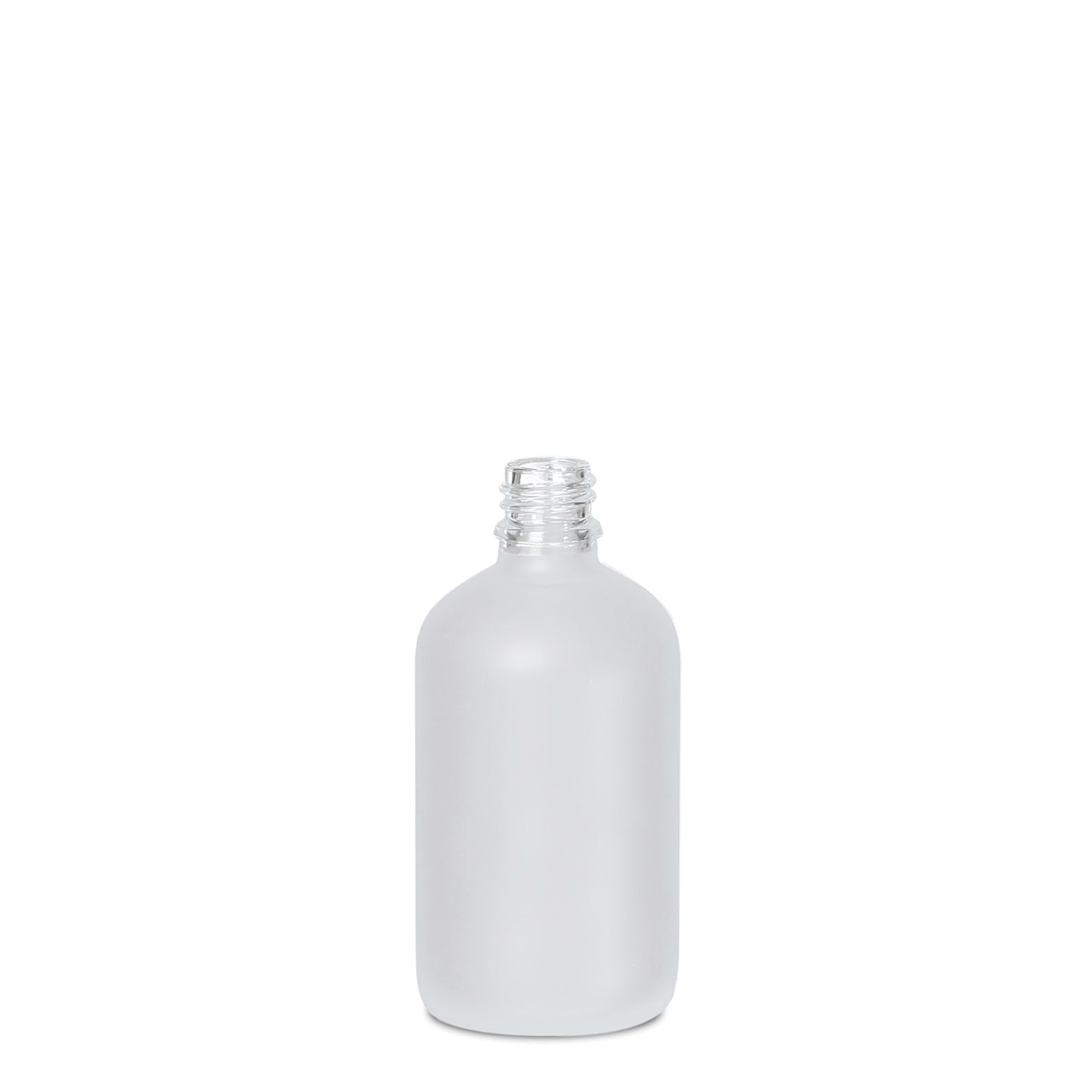 100 ml tıbbi şişe, cam, buzlu, ağız: DIN 18 100 ml tıbbi şişe, cam, buzlu, ağız: DIN 18