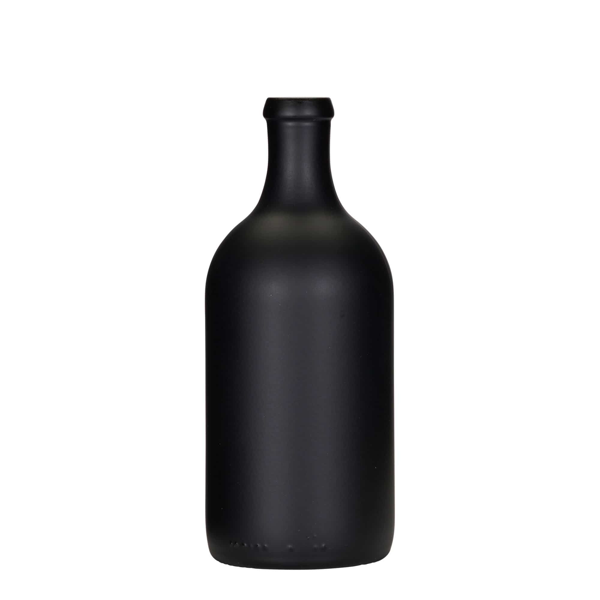 500 ml cam şişe 'Ginevra Leggera', siyah, ağız: mantar 500 ml cam şişe 'Ginevra Leggera', siyah, ağız: mantar