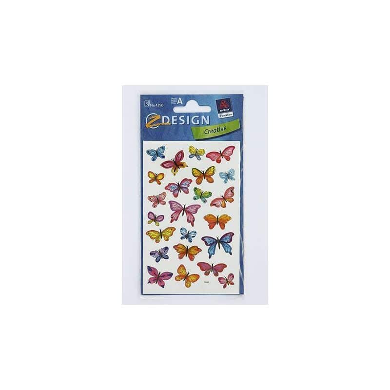 Zweckform Etiket 'Küçük Kelebekler', Motif, Kağıt, Çok Renkli Zweckform Etiket 'Küçük Kelebekler', Motif, Kağıt, Çok Renkli