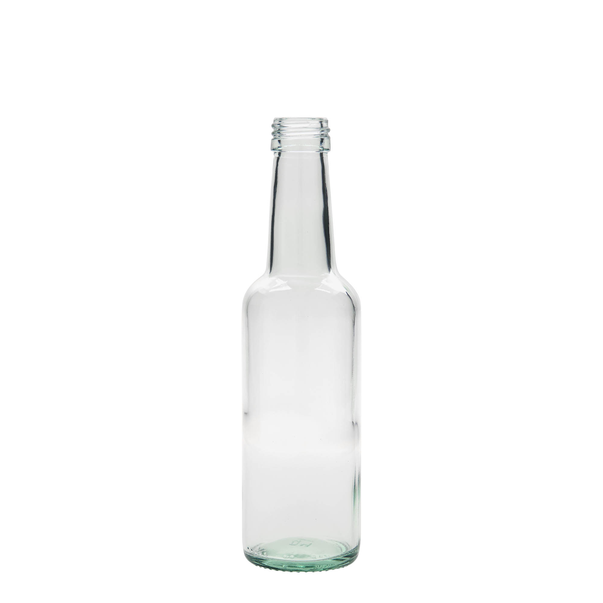 250 ml Düz Boyunlu Cam Şişe, Ağız: PP 28