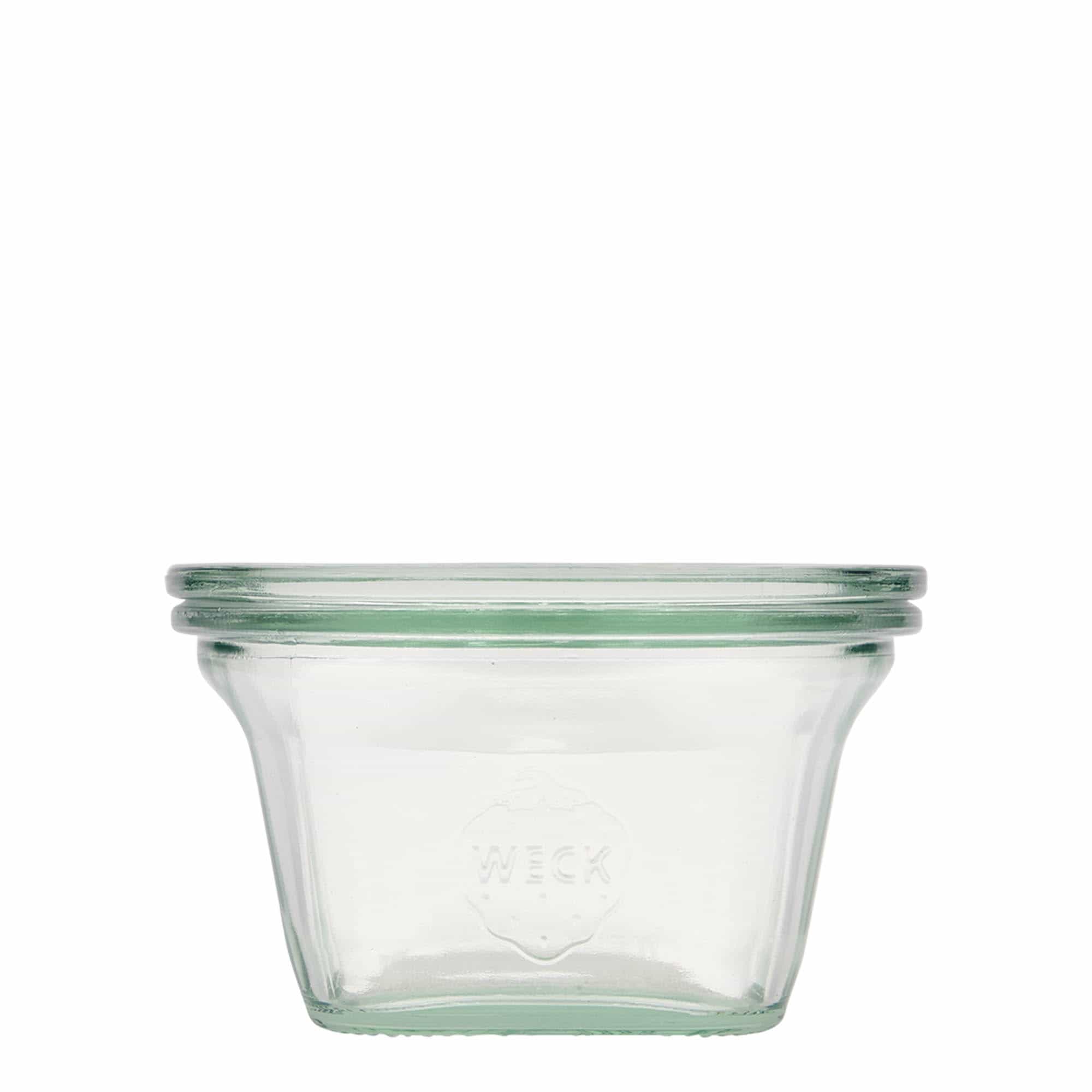 290 ml WECK-Quadroglas, kare, ağız: yuvarlak kenar 290 ml WECK-Quadroglas, kare, ağız: yuvarlak kenar