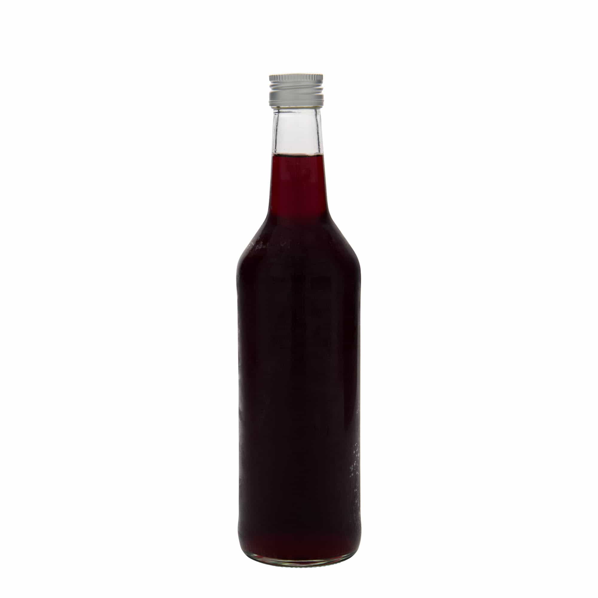 500 ml Düz Boyunlu Cam Şişe, Ağız: PP 28