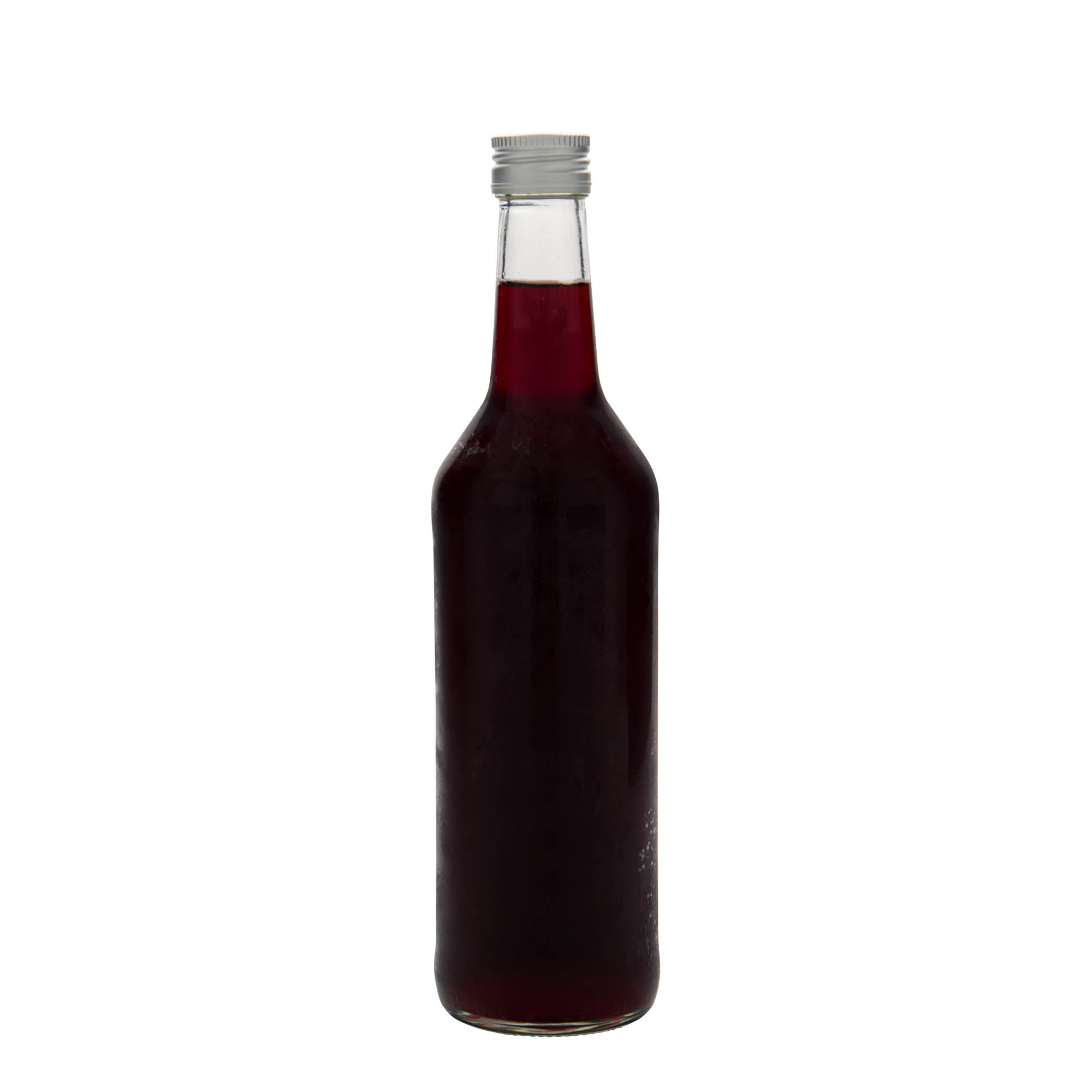 500 ml Düz Boyunlu Cam Şişe, Ağız: PP 28
