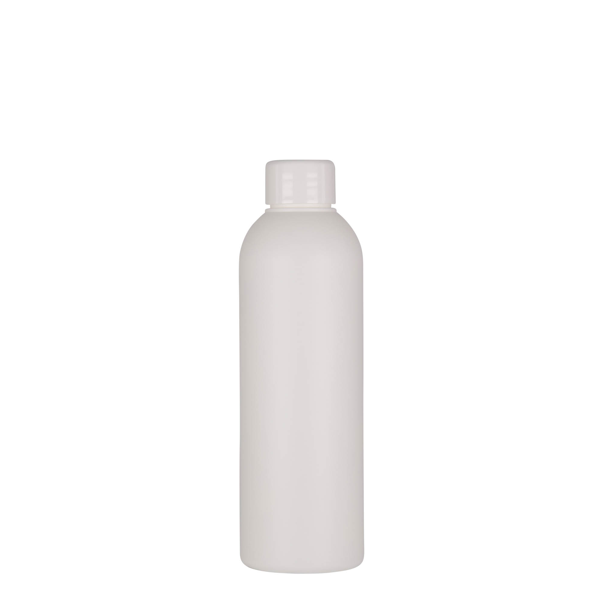 200 ml plastik şişe 'Tuffy', HDPE, beyaz, ağız: 24/410 200 ml plastik şişe 'Tuffy', HDPE, beyaz, ağız: 24/410