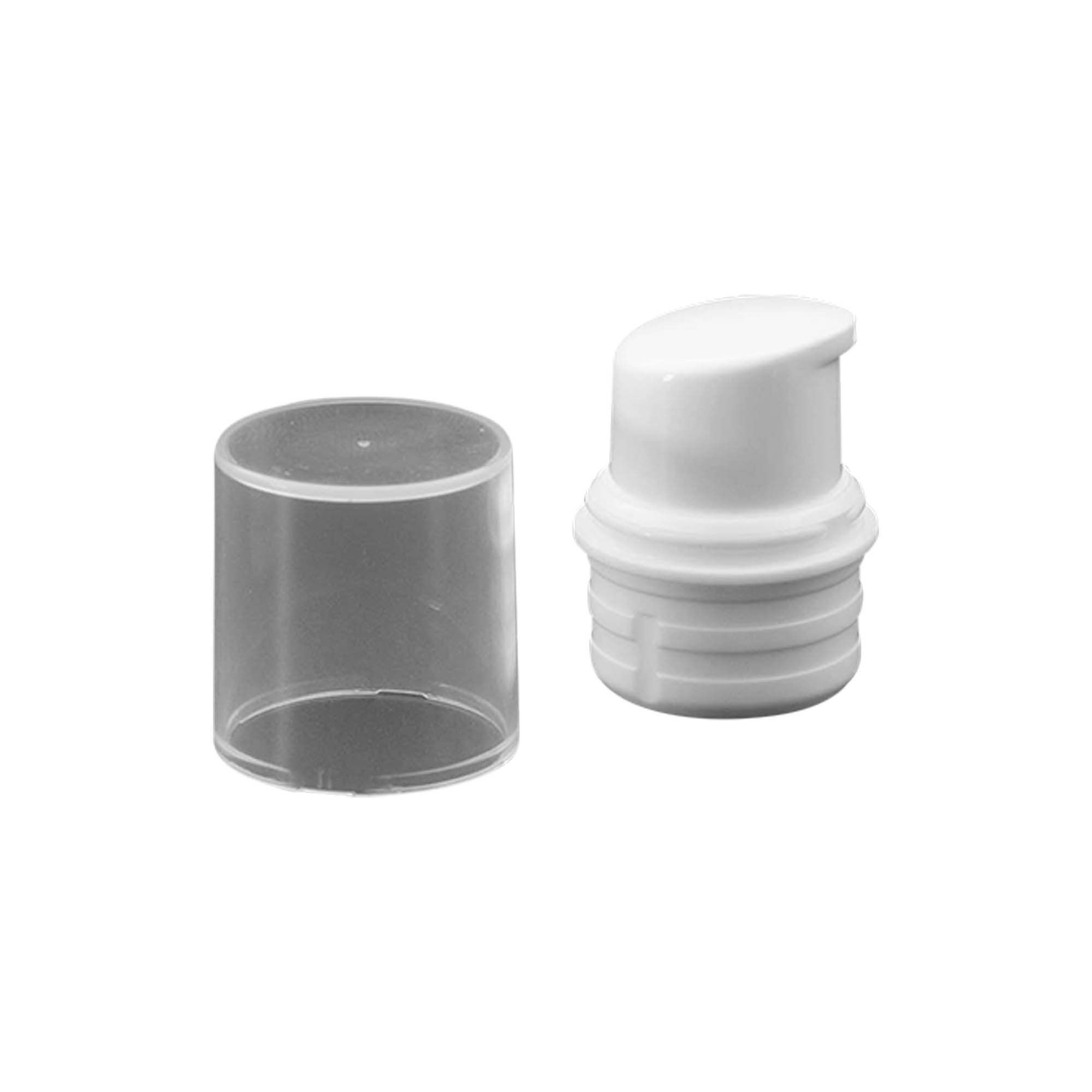 Airless Dispenser Pompa Kafası 'Nano', PP-Plastik, beyaz Airless Dispenser Pompa Kafası 'Nano', PP-Plastik, beyaz