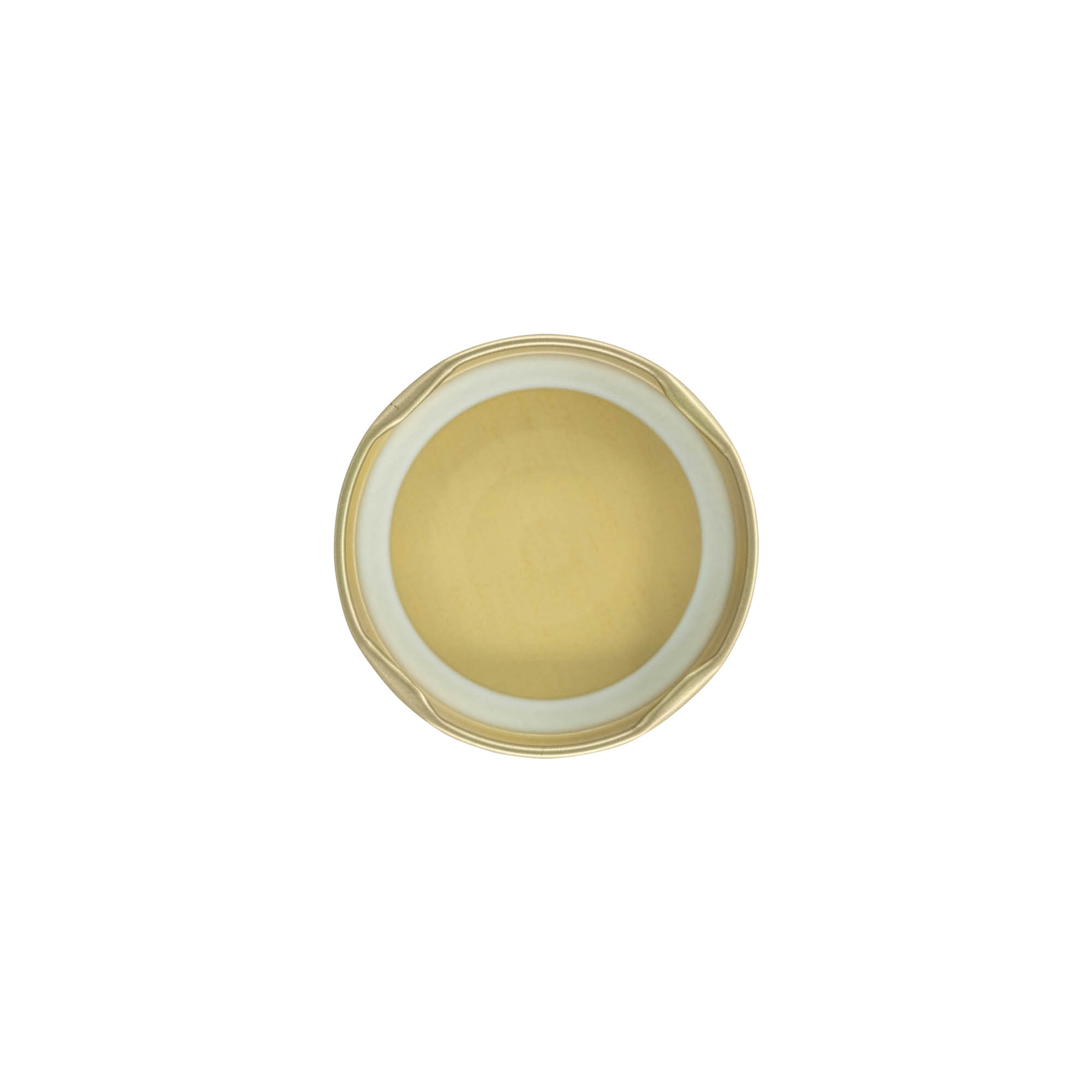 Twist-Off-Kapak, Beyaz Teneke, Altın, Ağız için: TO 58