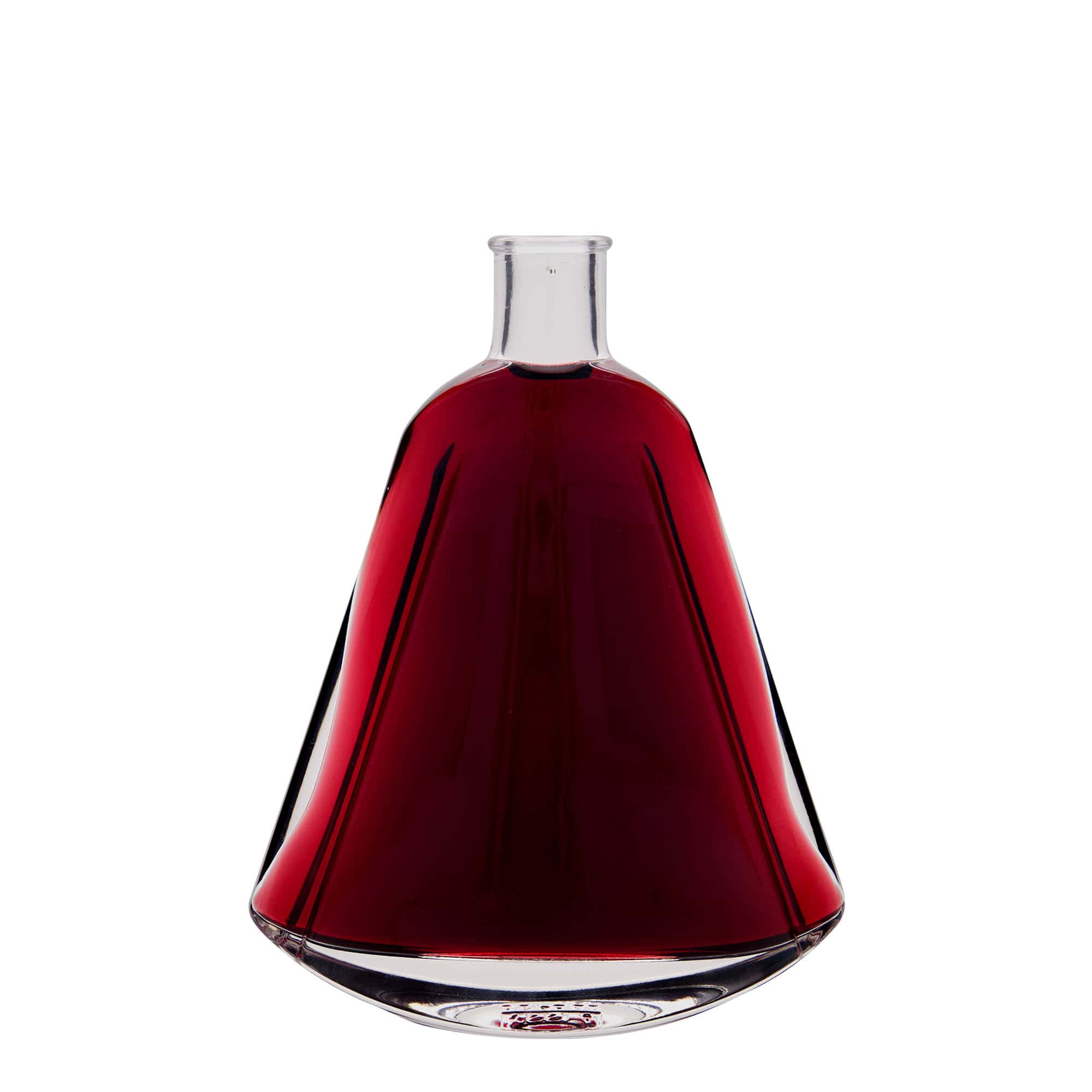 350 ml Cam Şişe 'Maurizio', oval, Ağız: Mantar