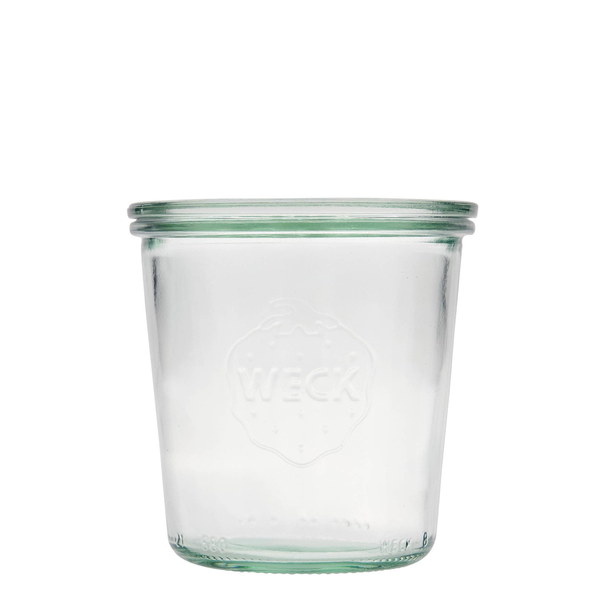 580 ml WECK ters çevirme kavanozu, ağız: yuvarlak kenar