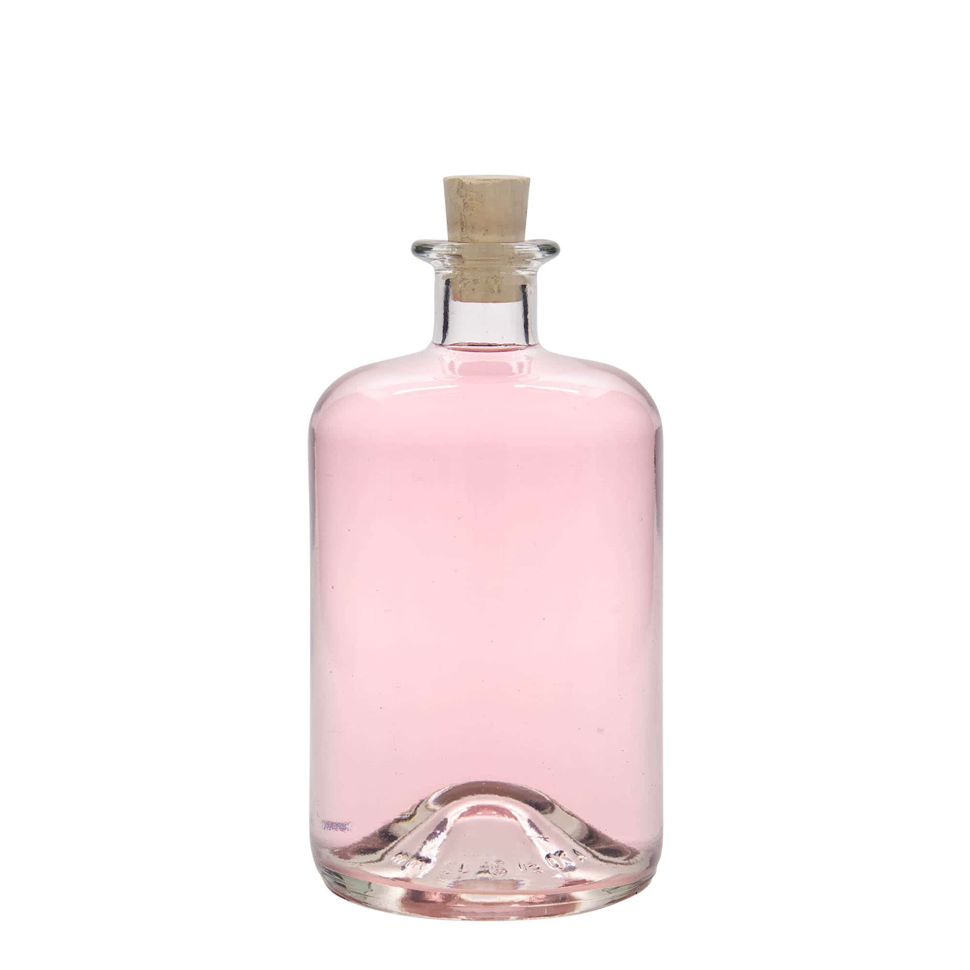 700 ml Eczacı Cam Şişesi, Ağız: Mantar