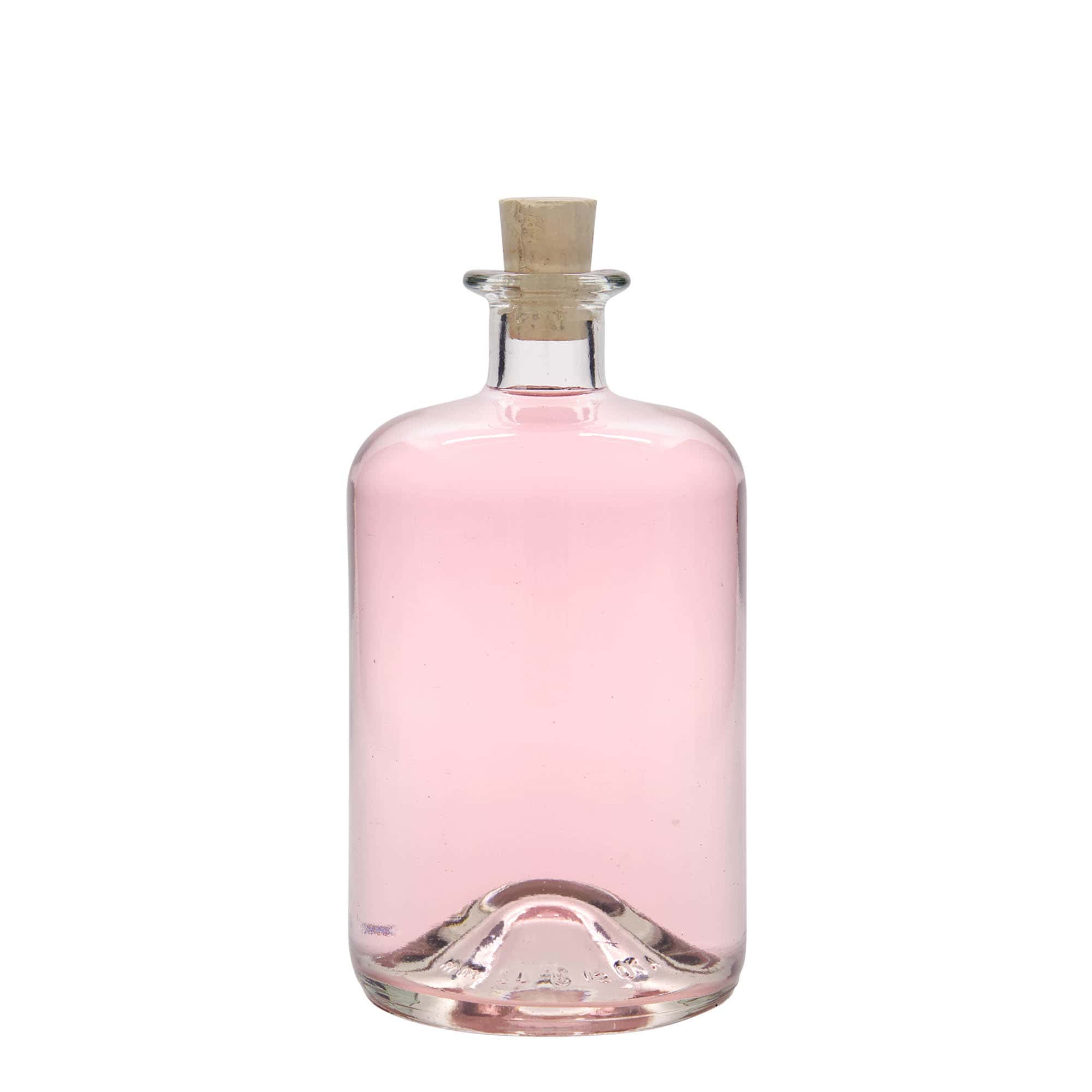 700 ml Eczacı Cam Şişesi, Ağız: Mantar