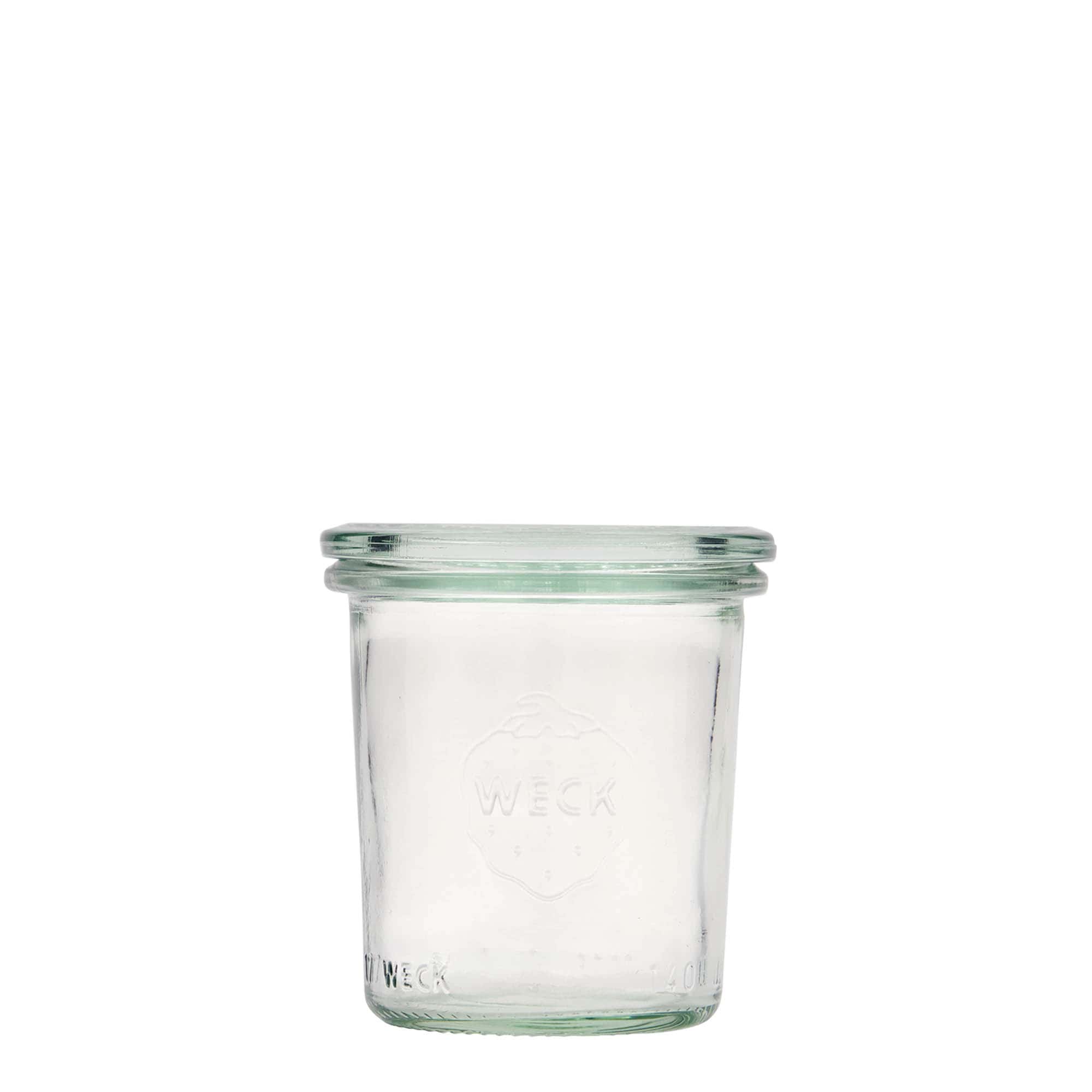 140 ml WECK kavanoz, ağız: yuvarlak kenar