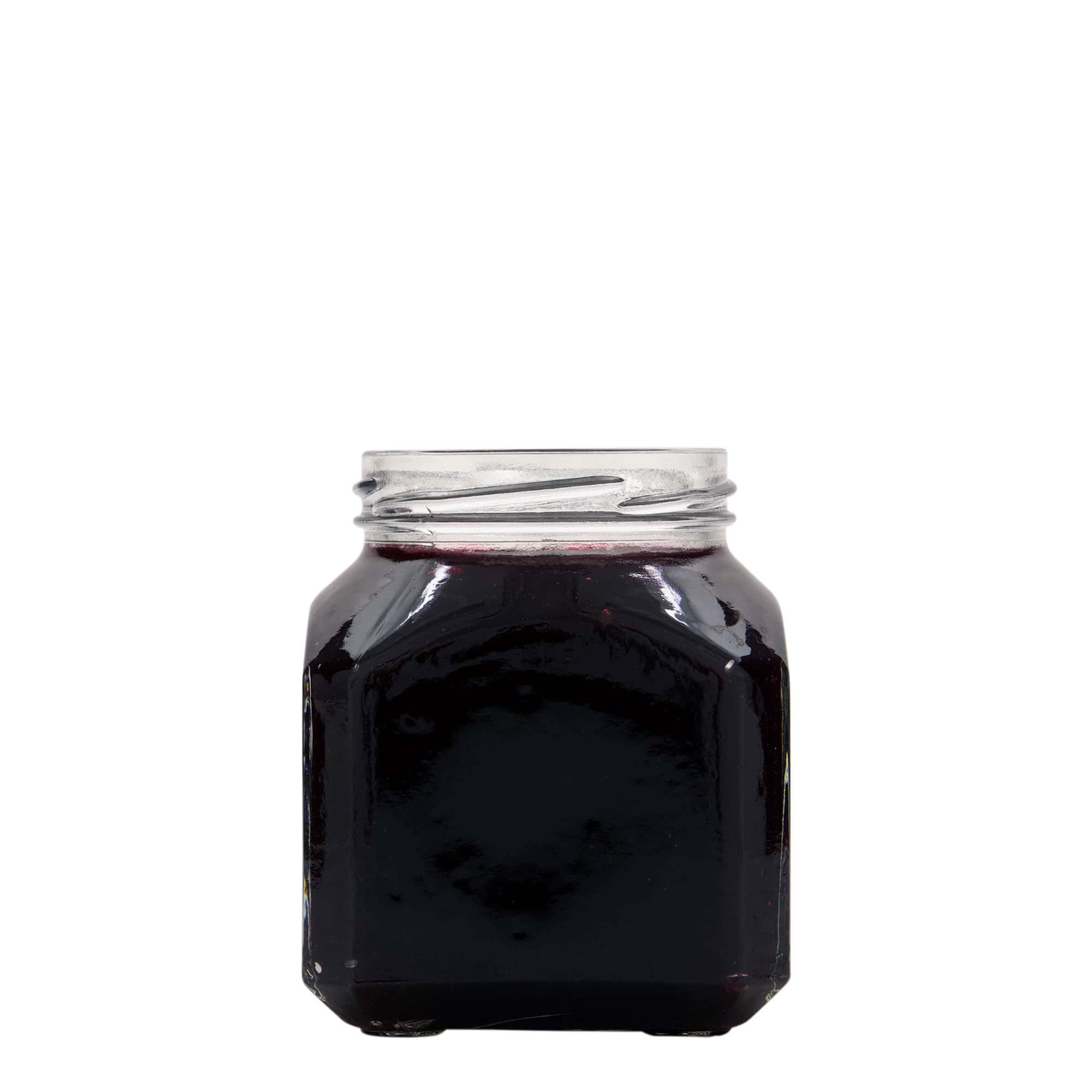 314 ml Dörtköşe Cam 'Milano', Ağız: Twist-Off (TO 63)