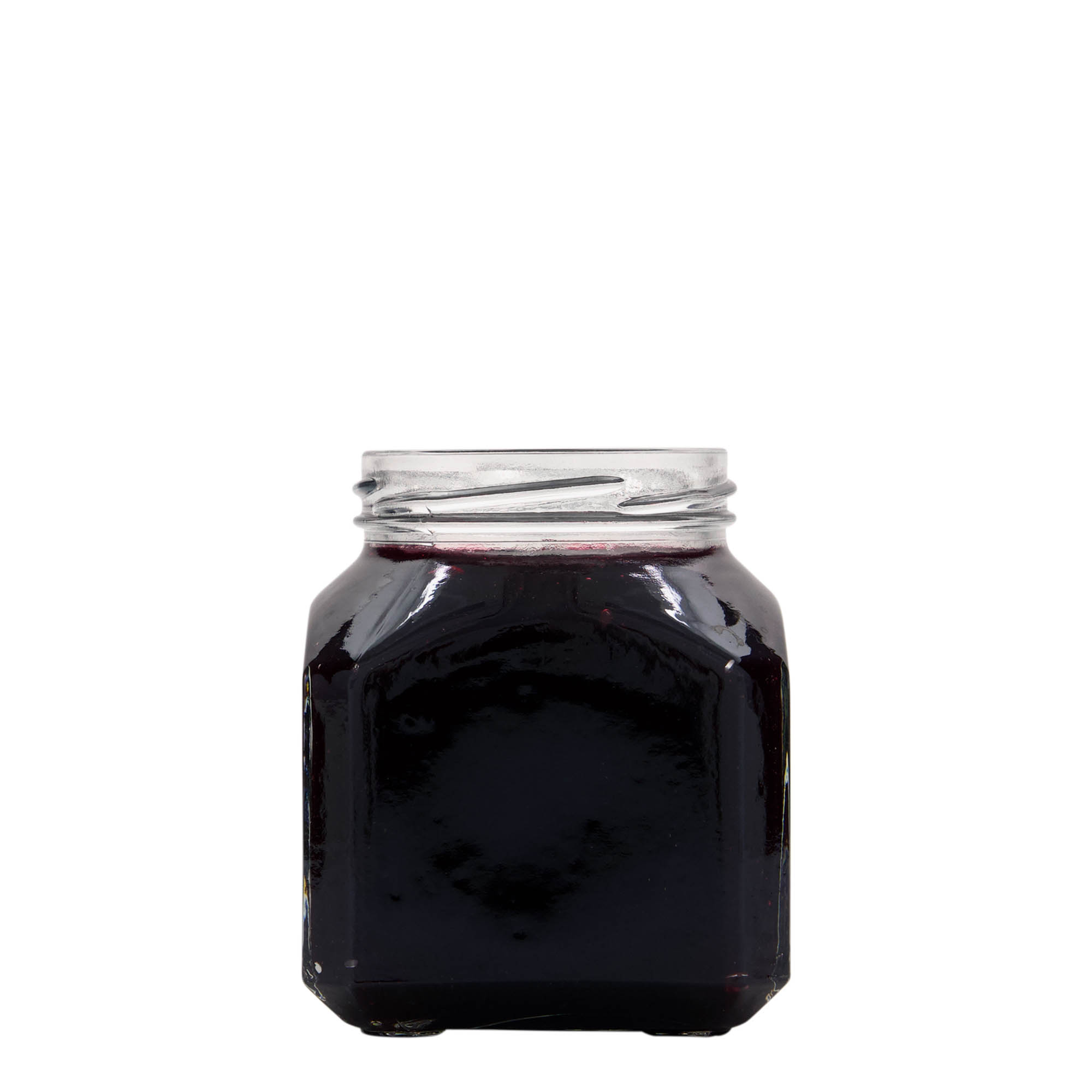 314 ml Dörtköşe Cam 'Milano', Ağız: Twist-Off (TO 63)