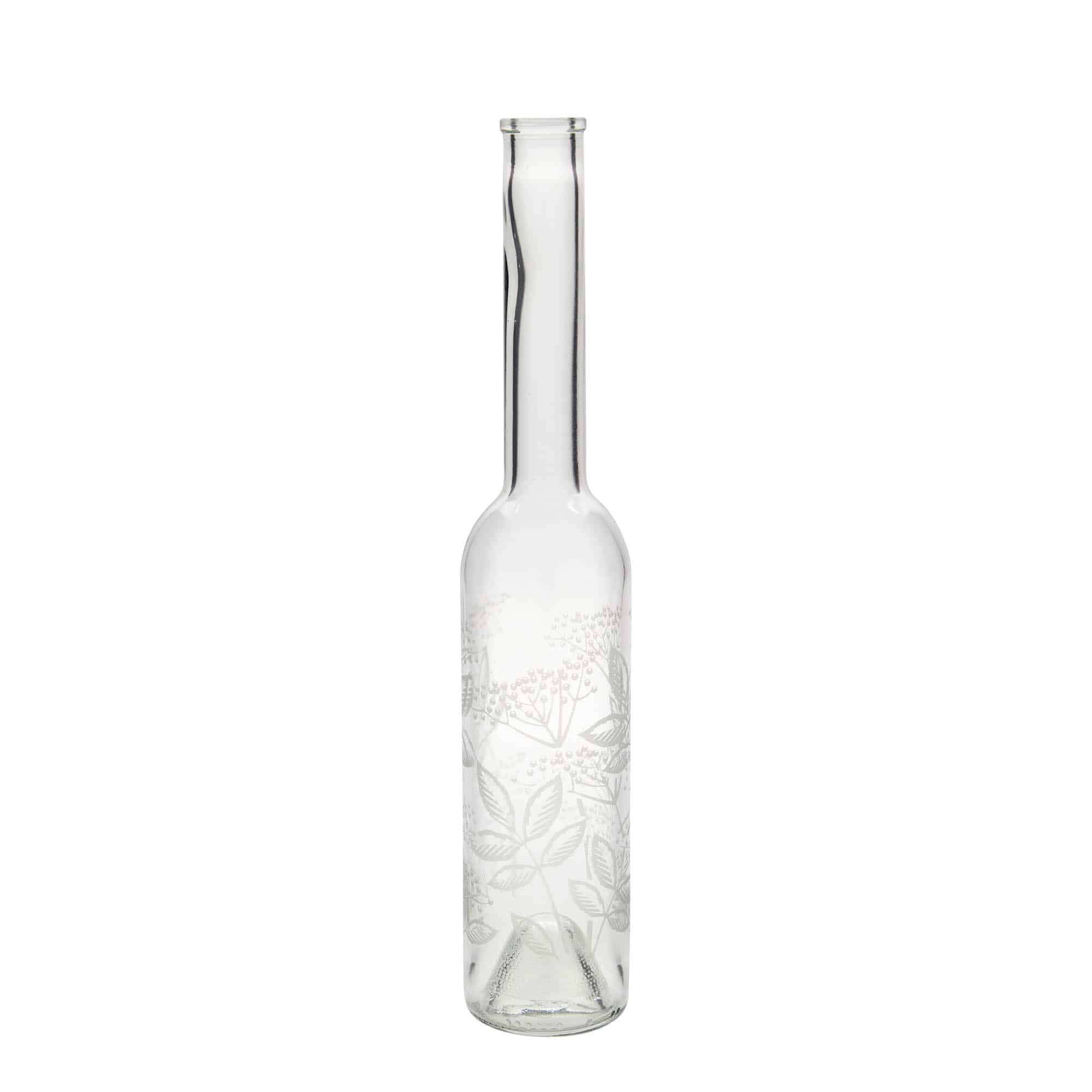 350 ml Cam Şişe 'Opera', Motif: Böğürtlen, Ağız: Mantar 350 ml Cam Şişe 'Opera', Motif: Böğürtlen, Ağız: Mantar