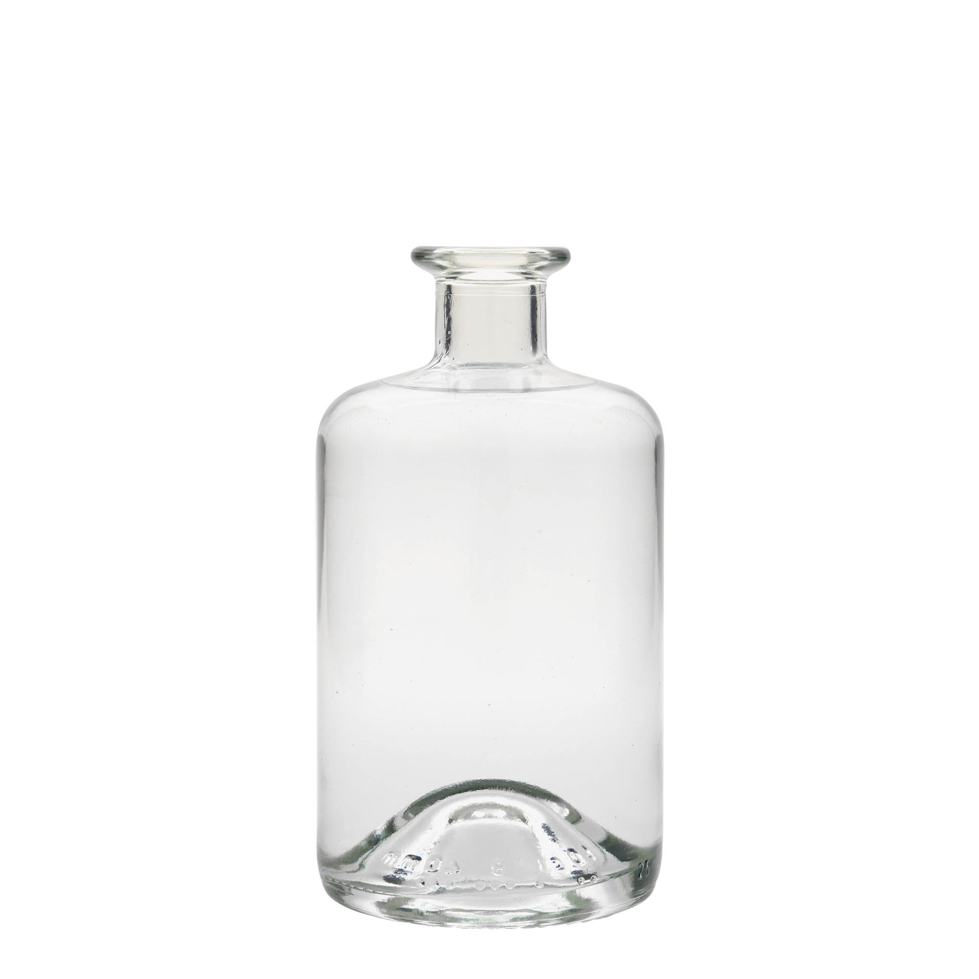 500 ml Eczacı Cam Şişesi, Ağız: Mantar