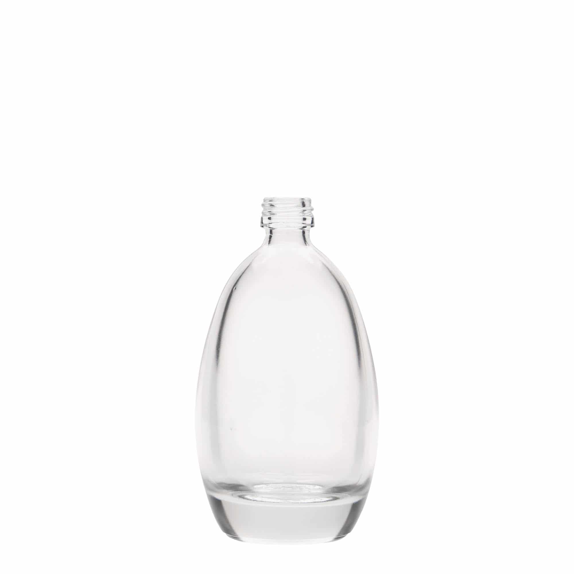 100 ml cam şişe 'Yumurta', ağız: PP 18 100 ml cam şişe 'Yumurta', ağız: PP 18