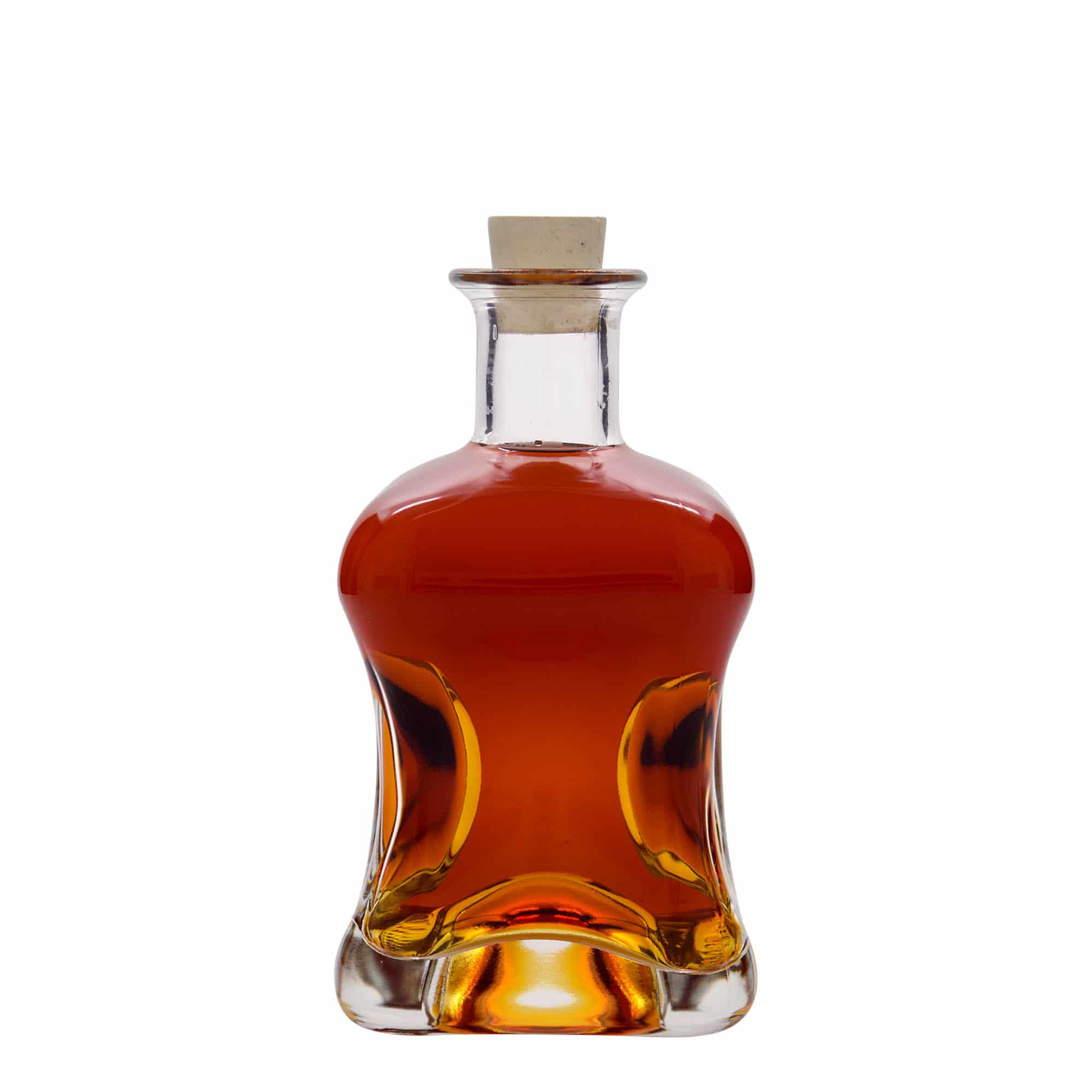 500 ml Cam şişe 'Dublin', kare, ağız: mantar