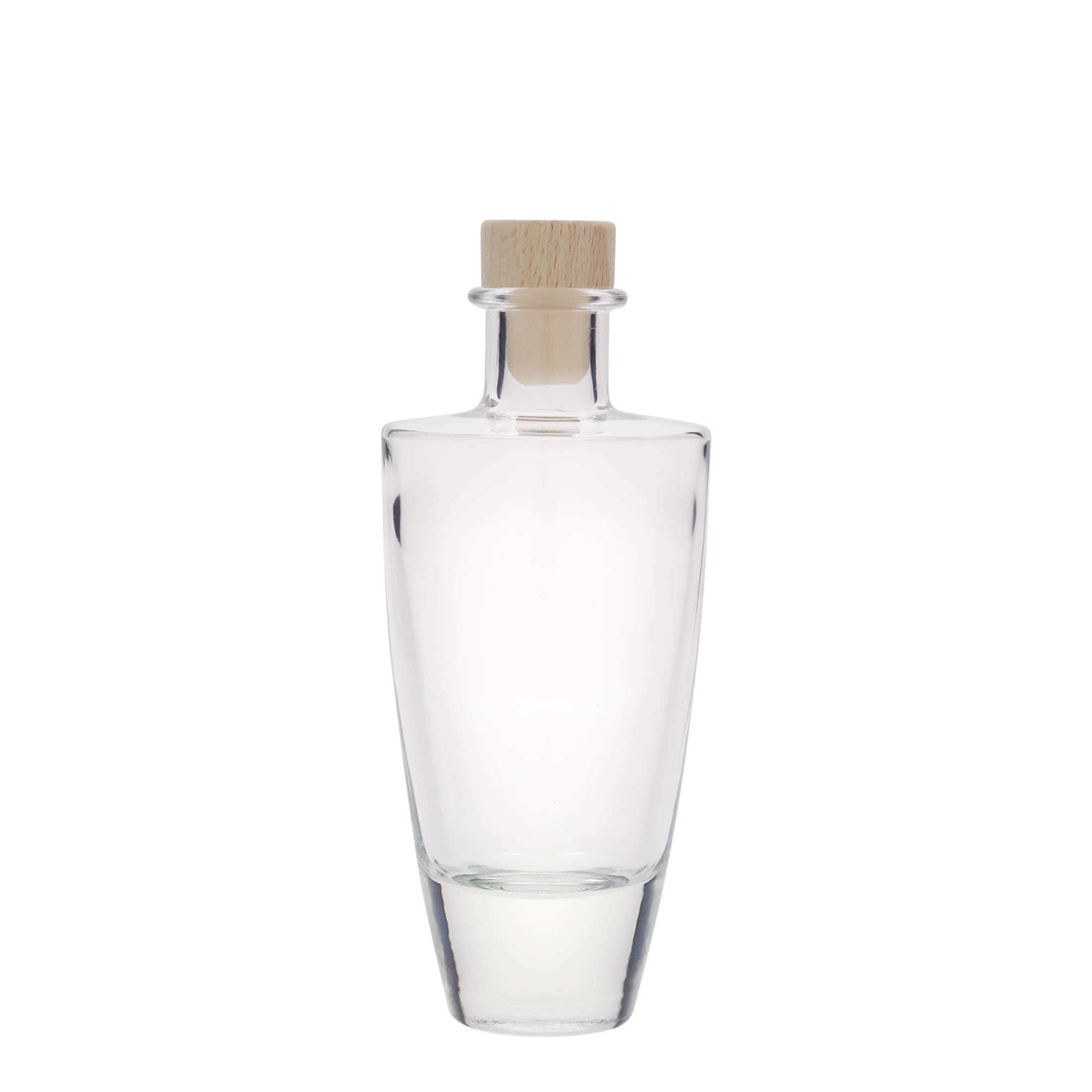 200 ml cam şişe 'Vanessa', oval, ağız: mantar