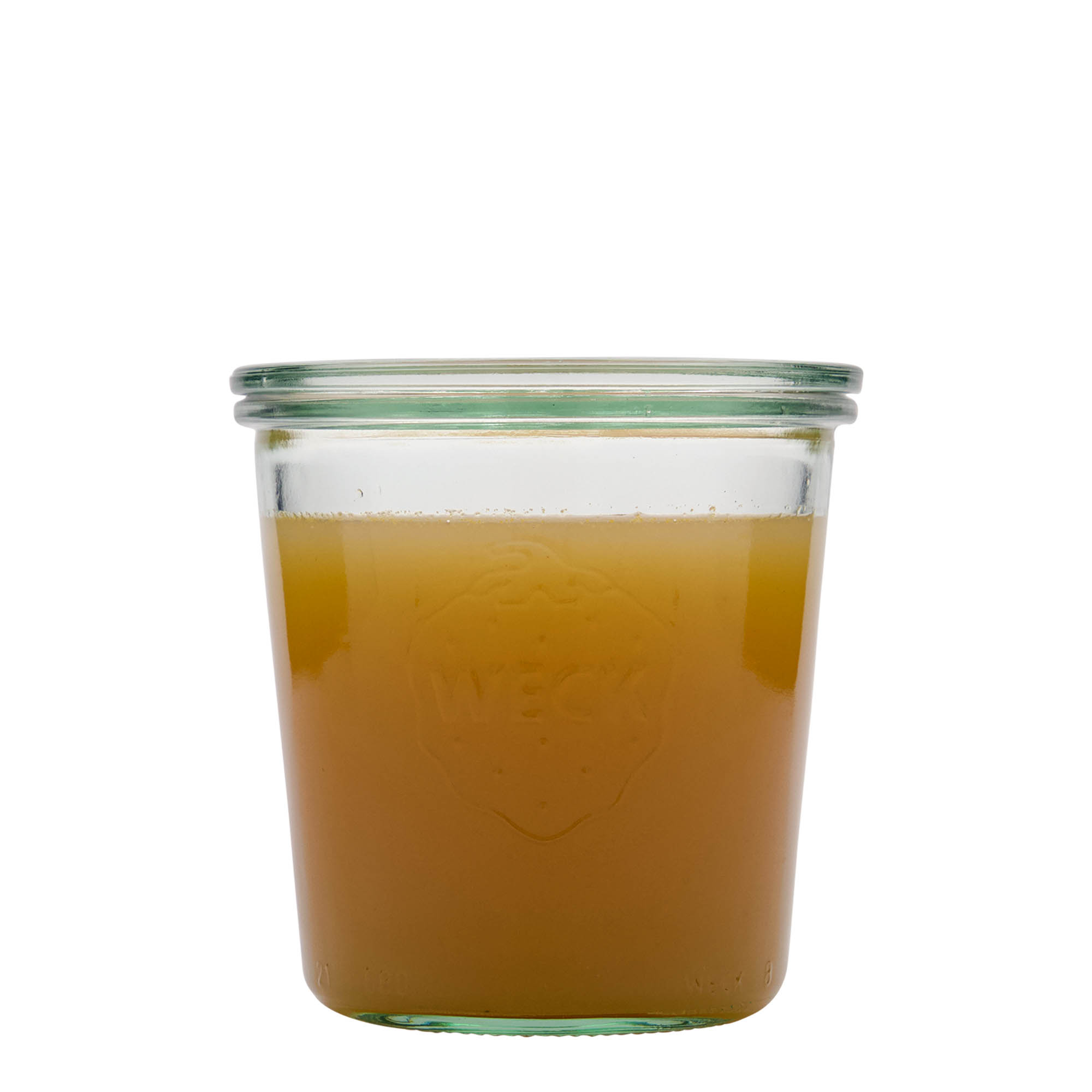 580 ml WECK ters çevirme kavanozu, ağız: yuvarlak kenar