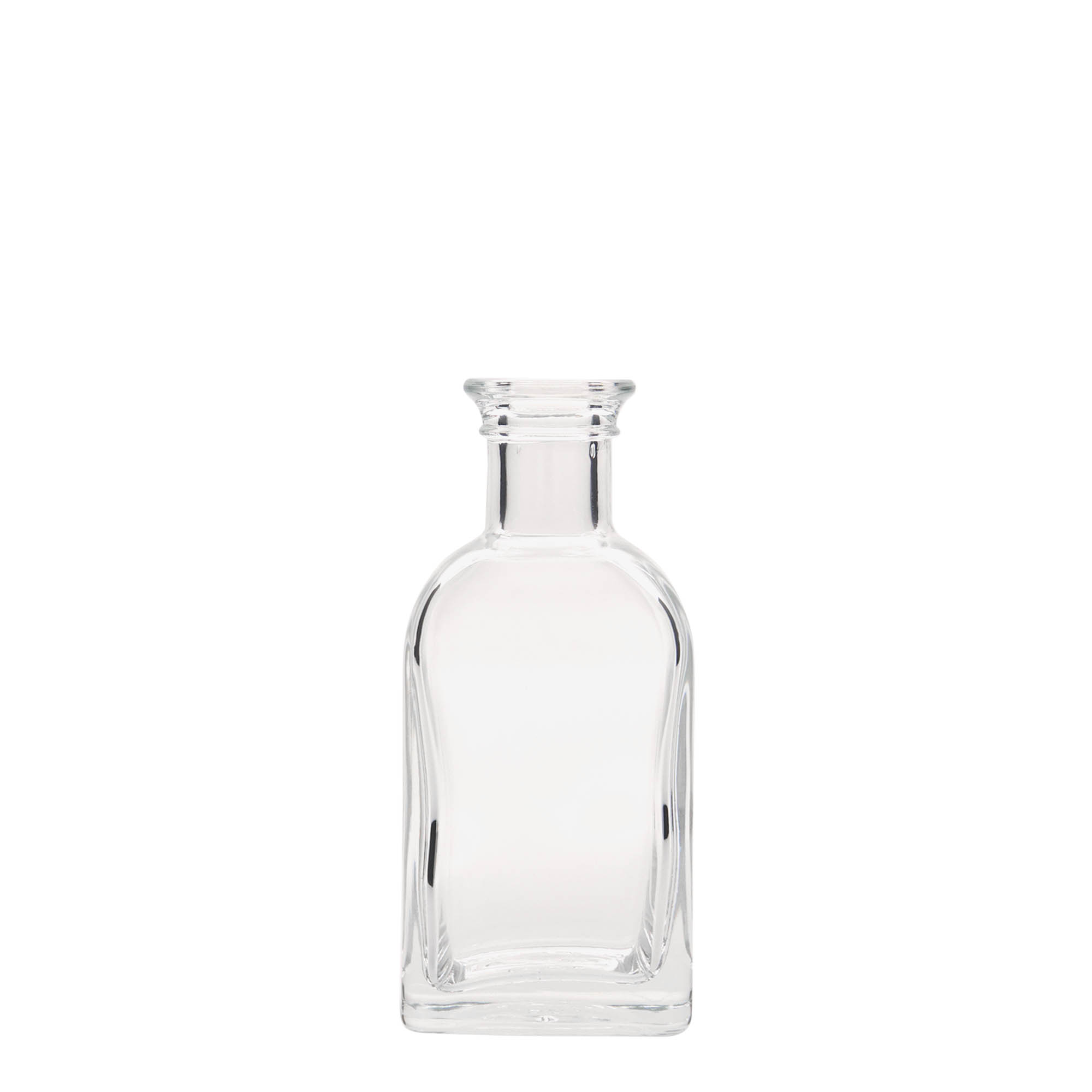 100 ml cam şişe Apotheker Carré, kare, ağız: mantar 100 ml cam şişe Apotheker Carré, kare, ağız: mantar