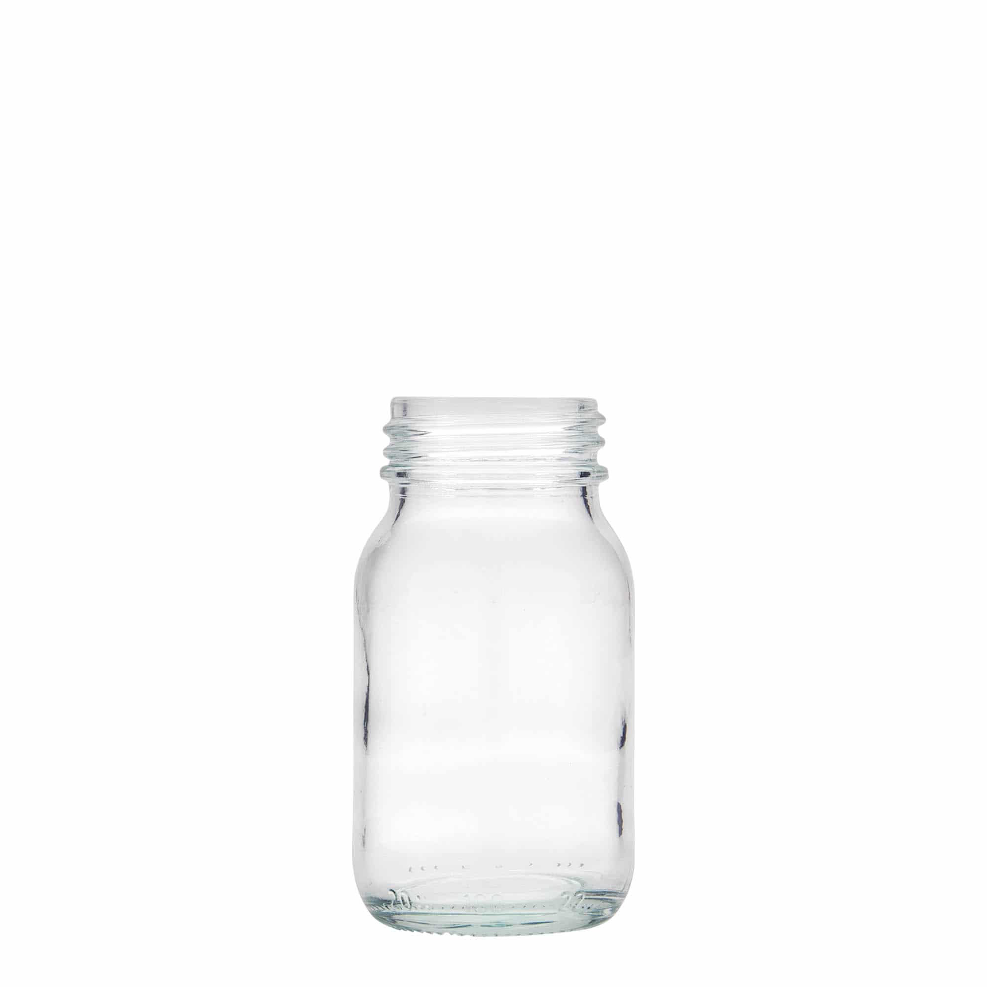 100 ml geniş ağızlı cam, ağız çapı: DIN 40 100 ml geniş ağızlı cam, ağız çapı: DIN 40