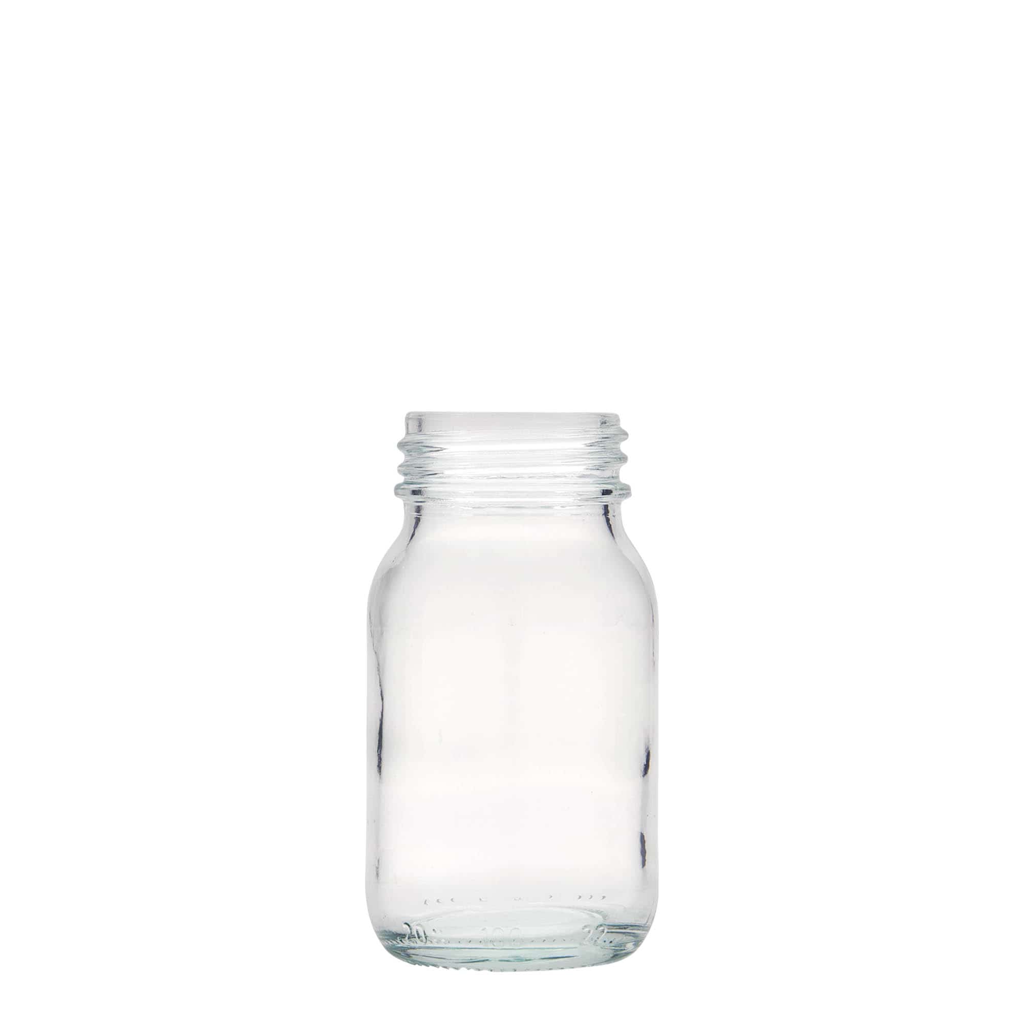 100 ml geniş ağızlı cam, ağız çapı: DIN 40
