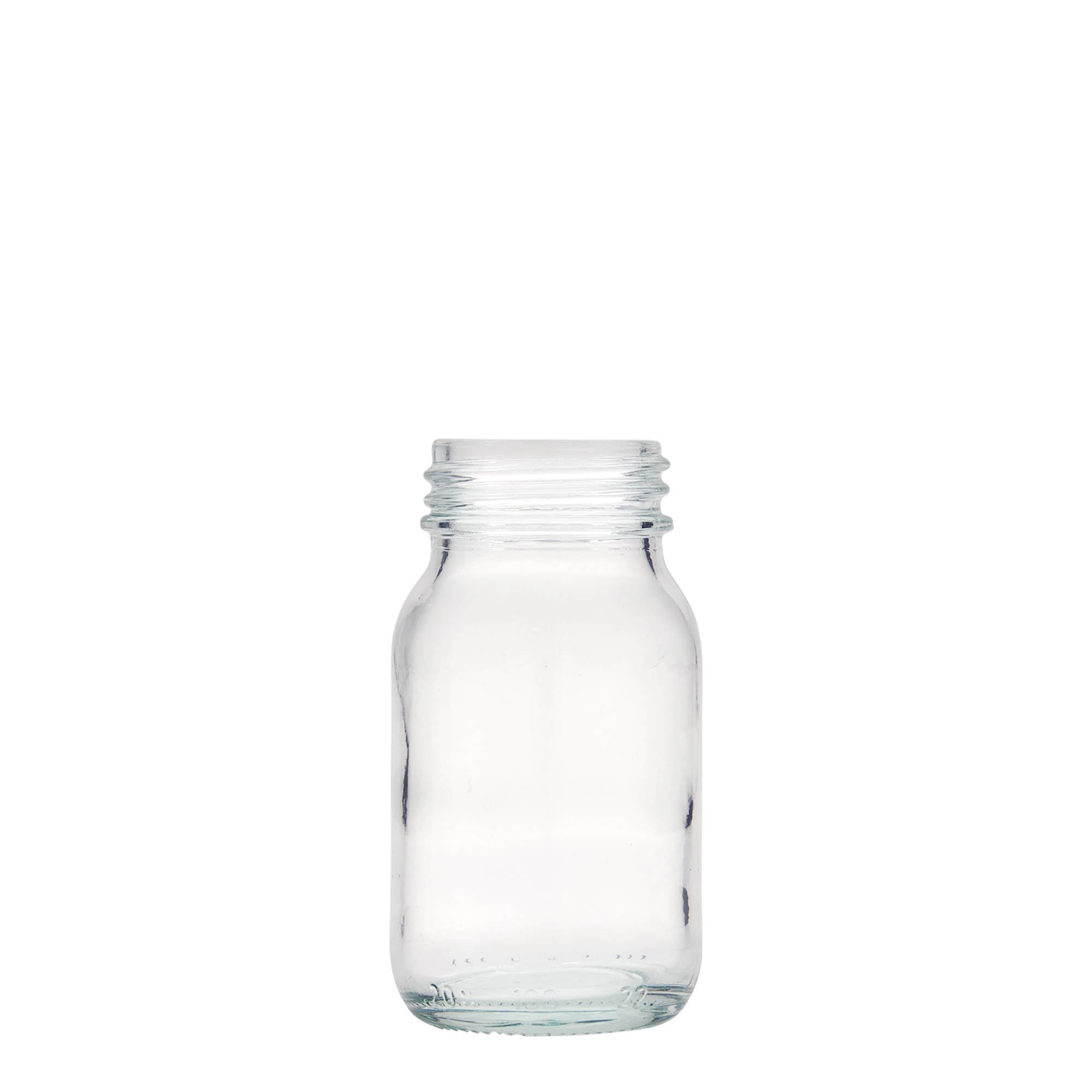 100 ml geniş ağızlı cam, ağız çapı: DIN 40