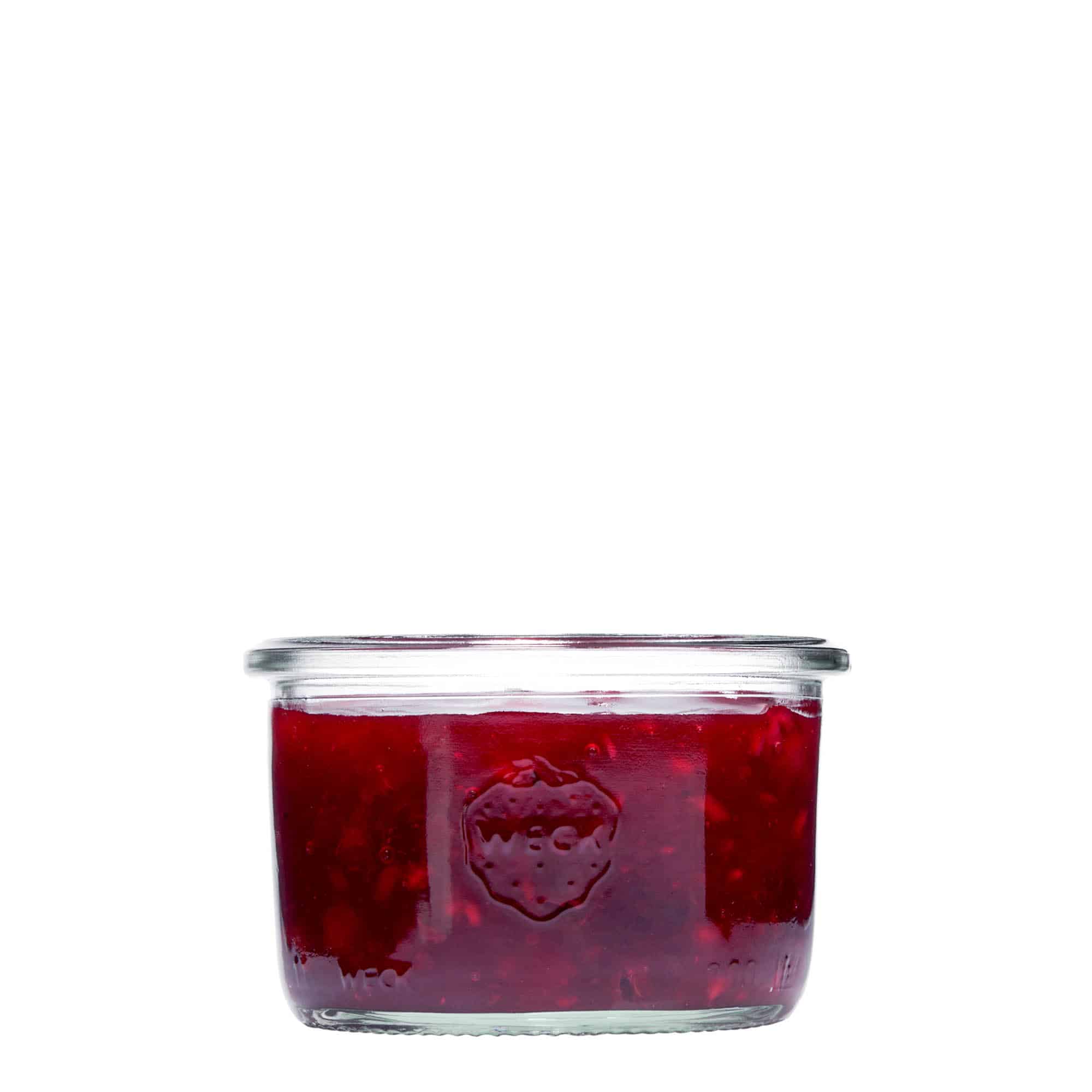 200 ml WECK ters çevrilebilir kavanoz, ağız: yuvarlak kenar