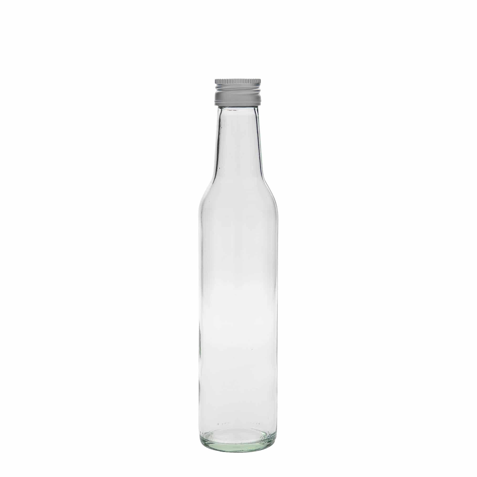 250 ml Cam şişe 'Cilindrica', Ağız: PP 28
