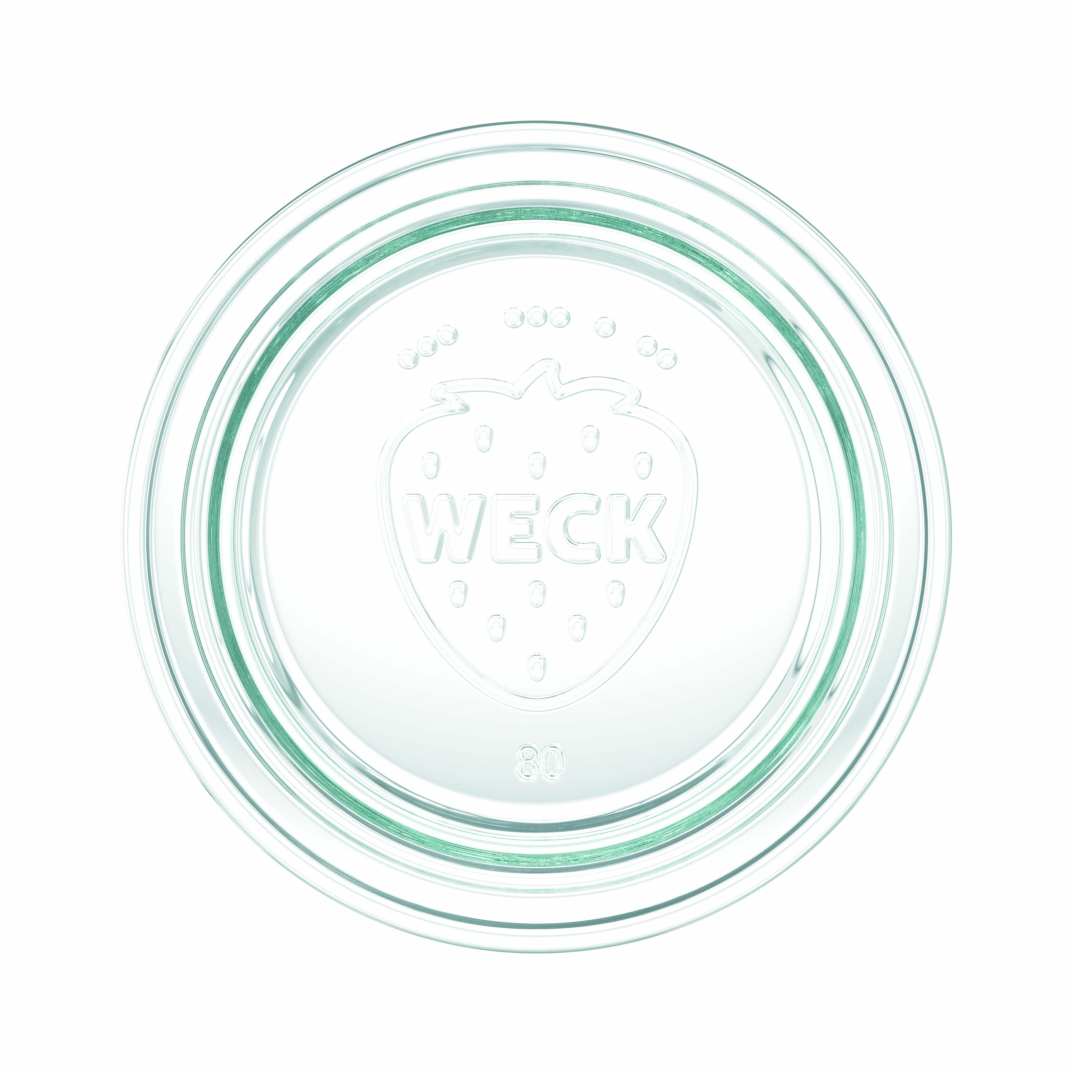 12x 200 ml WECK kavanoz cam kapaklı RR 80
