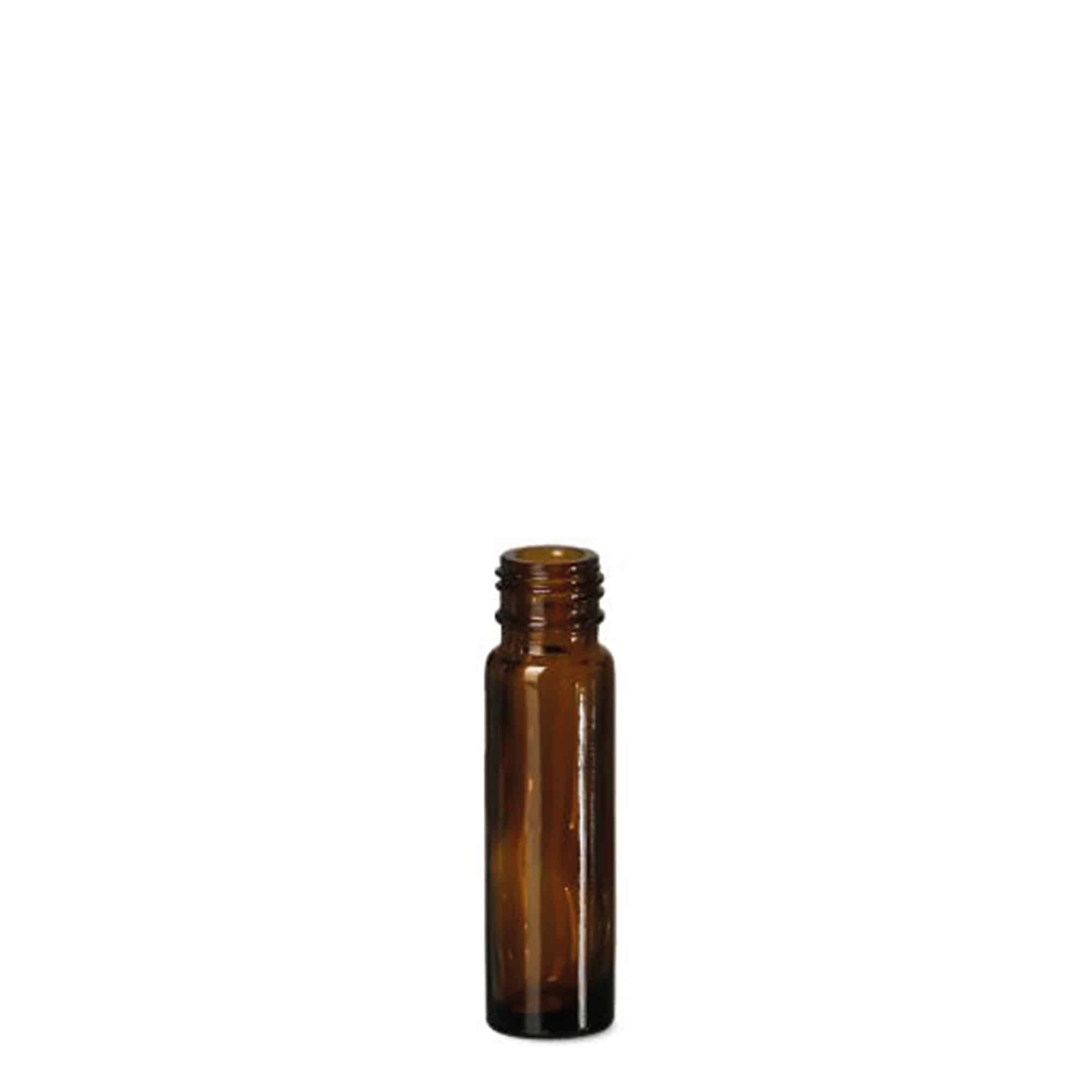 10 ml Roll-On şişe, cam, kahverengi, ağız: vidalı kapak