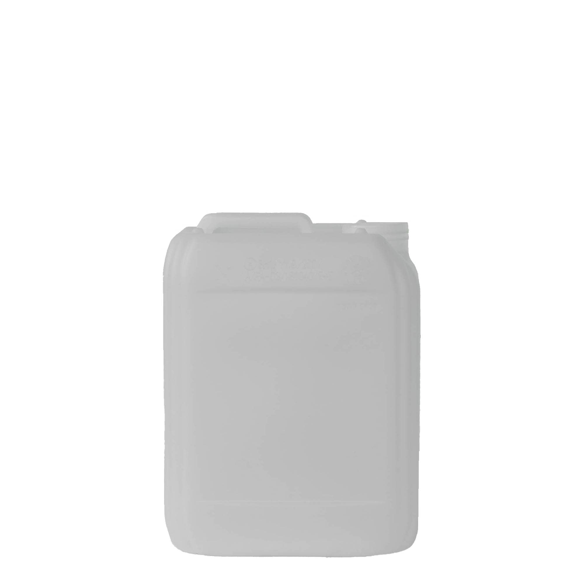5 l Kanister, dikdörtgen, HDPE plastik, doğal, ağız: ND 55 5 l Kanister, dikdörtgen, HDPE plastik, doğal, ağız: ND 55