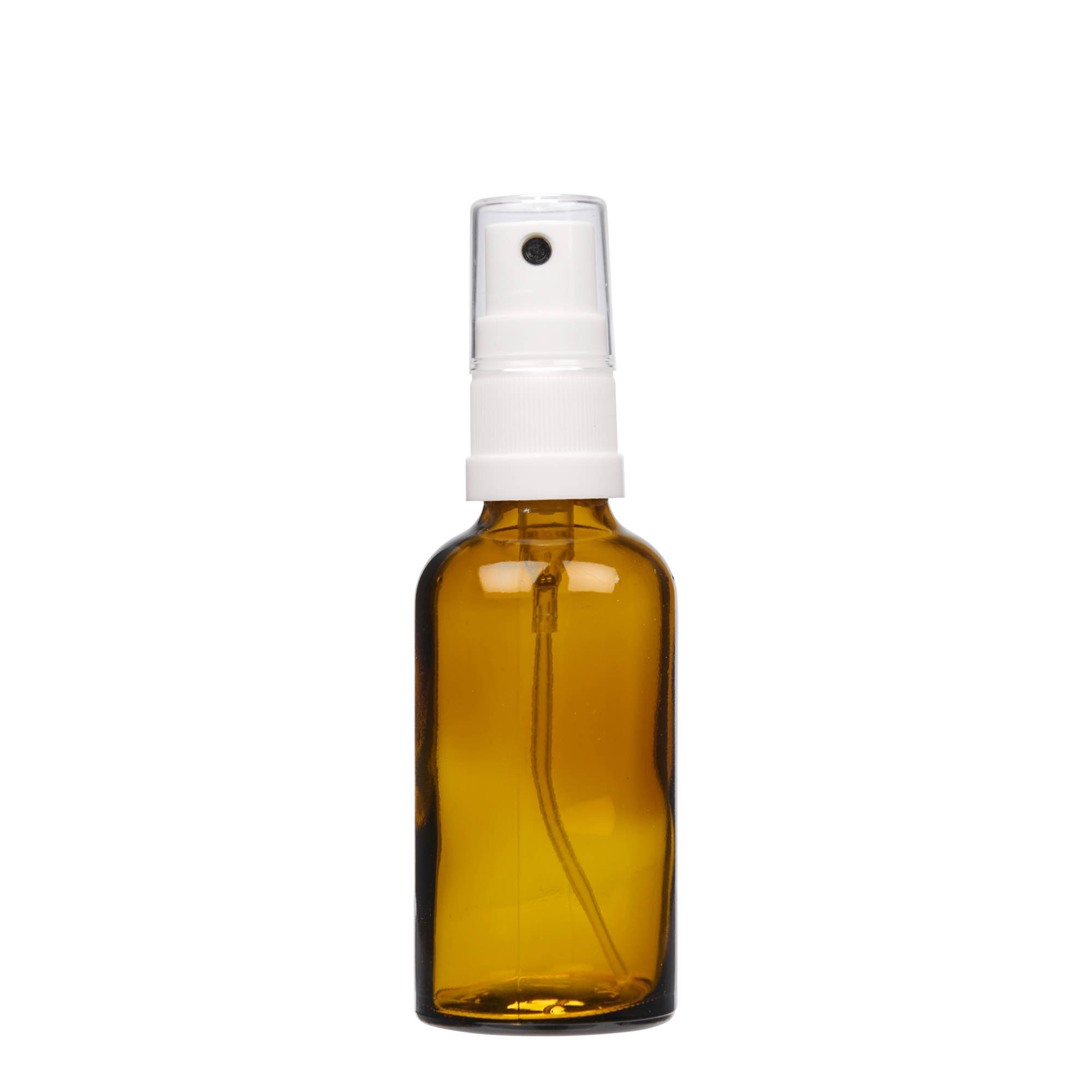 50 ml Sprey Şişesi Tıbbi, Cam, Kahverengi, Ağız: DIN 18