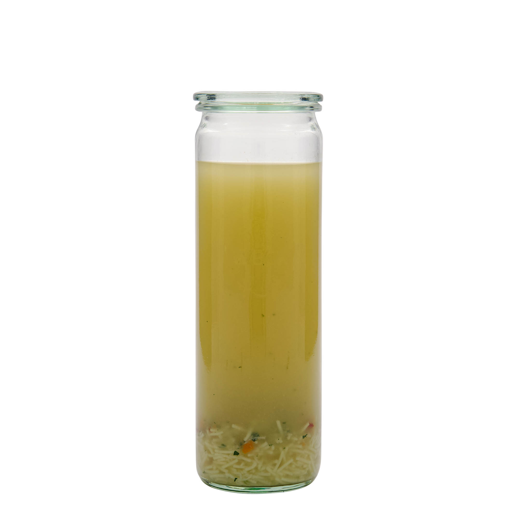 600 ml WECK silindir kavanoz, ağız: yuvarlak kenar