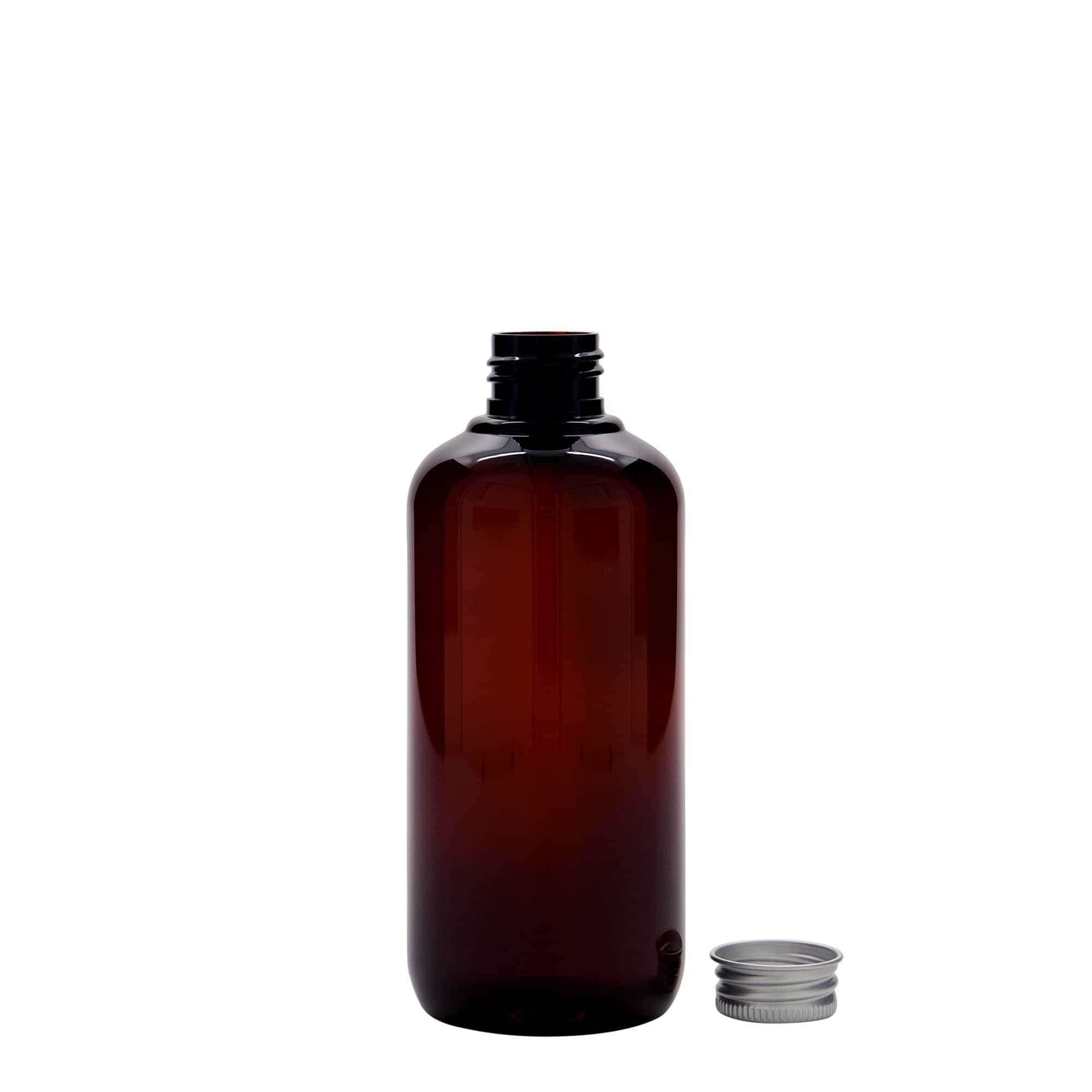 250 ml Geri Dönüştürülmüş Plastik Şişe 'Victor's Best', PCR, kahverengi, Ağız: 24/410