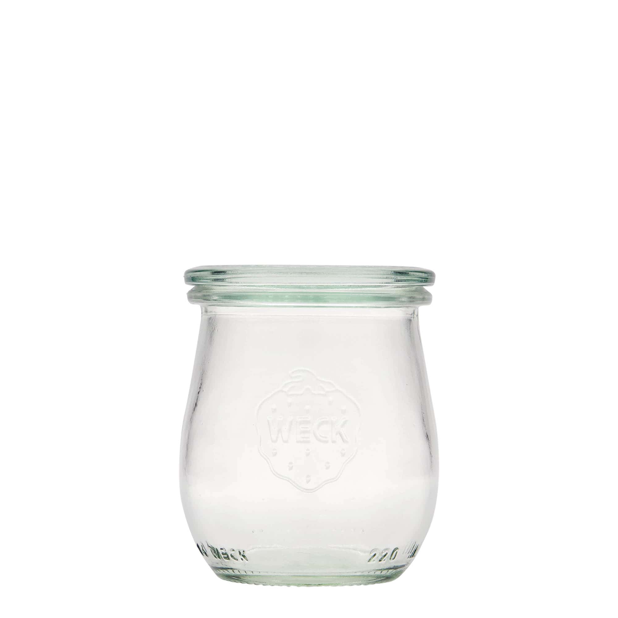220 ml WECK-Tulipanglas, Ağız: Yuvarlak Kenar