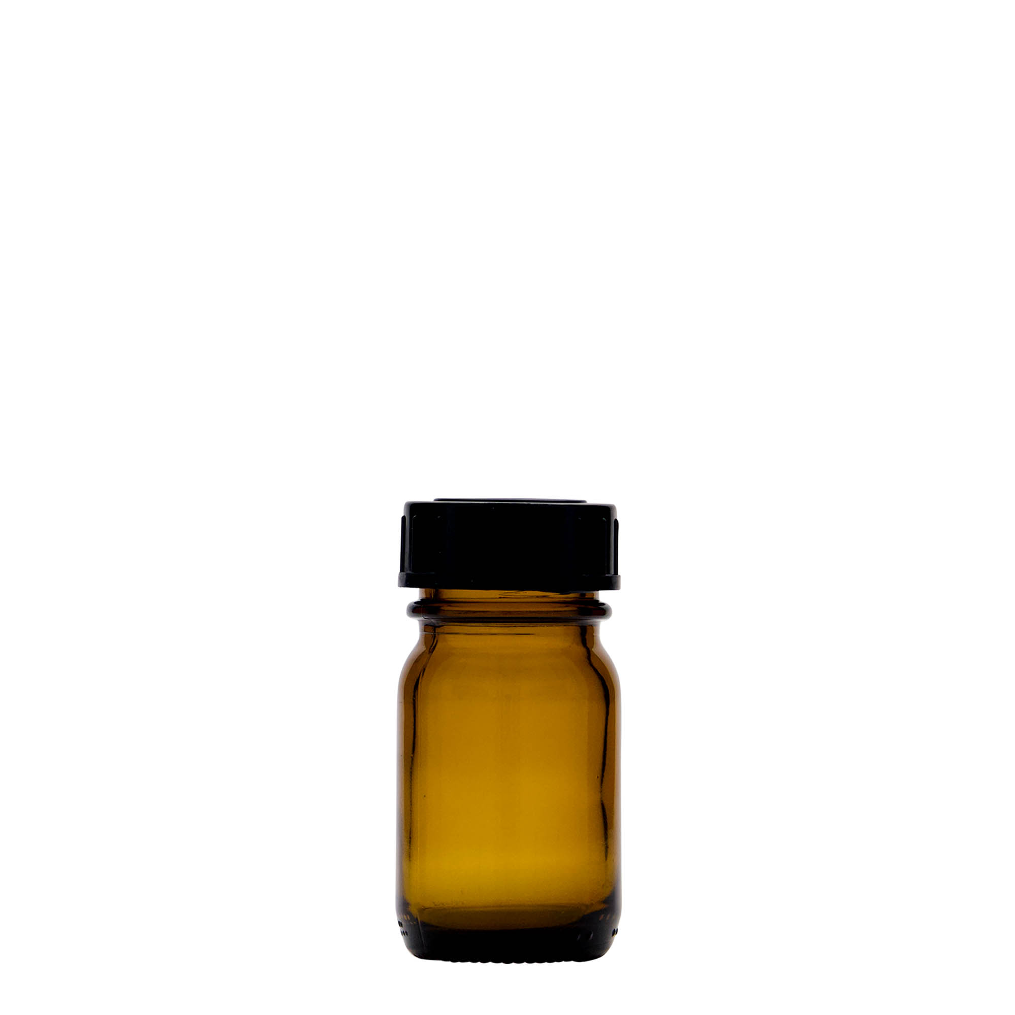 30 ml geniş ağızlı cam, kahverengi, ağız çapı: DIN 32 30 ml geniş ağızlı cam, kahverengi, ağız çapı: DIN 32